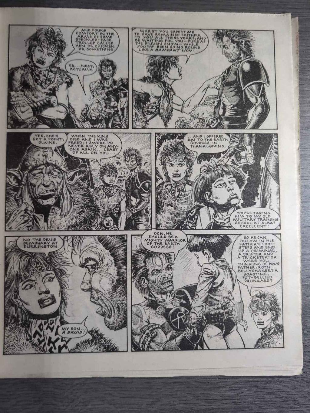2000AD Prog 506 Featuring Judge Dread Comic 24th Jan 1987 Vintage Retro Comic