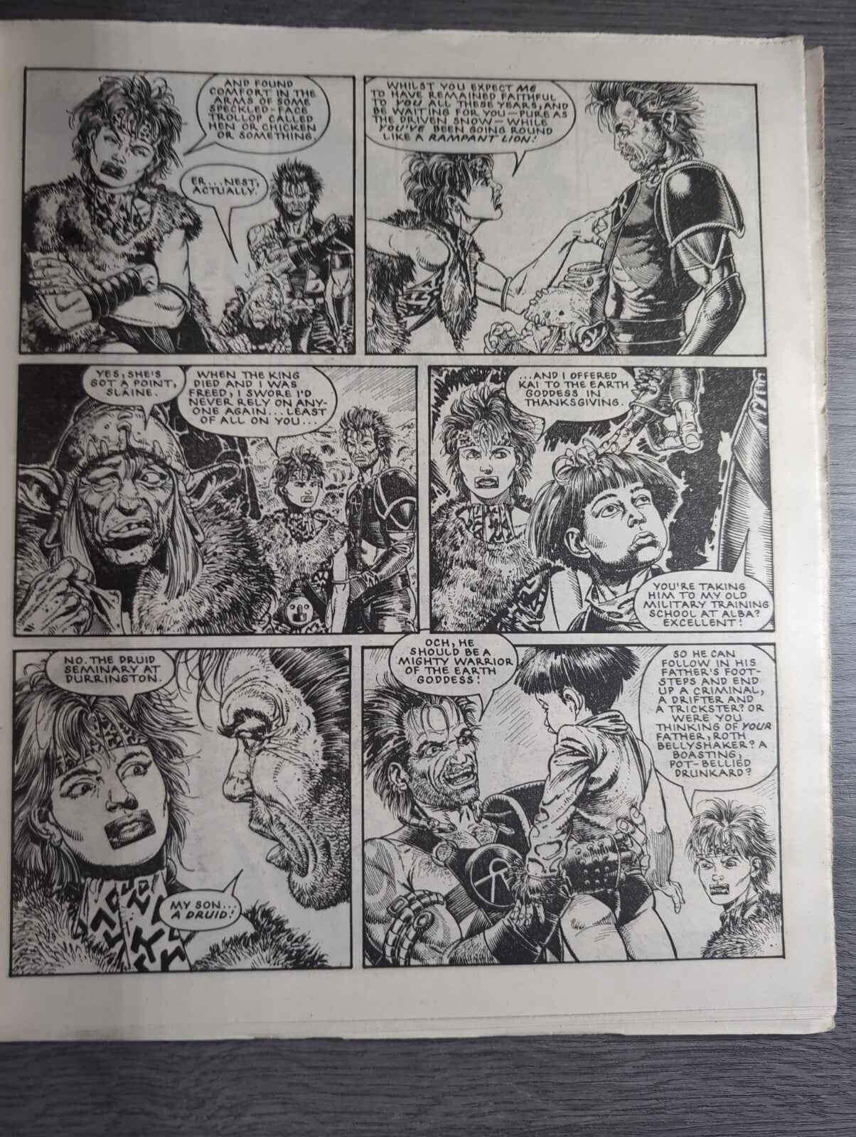 2000AD Prog 506 Featuring Judge Dread Comic 24th Jan 1987 Vintage Retro Comic