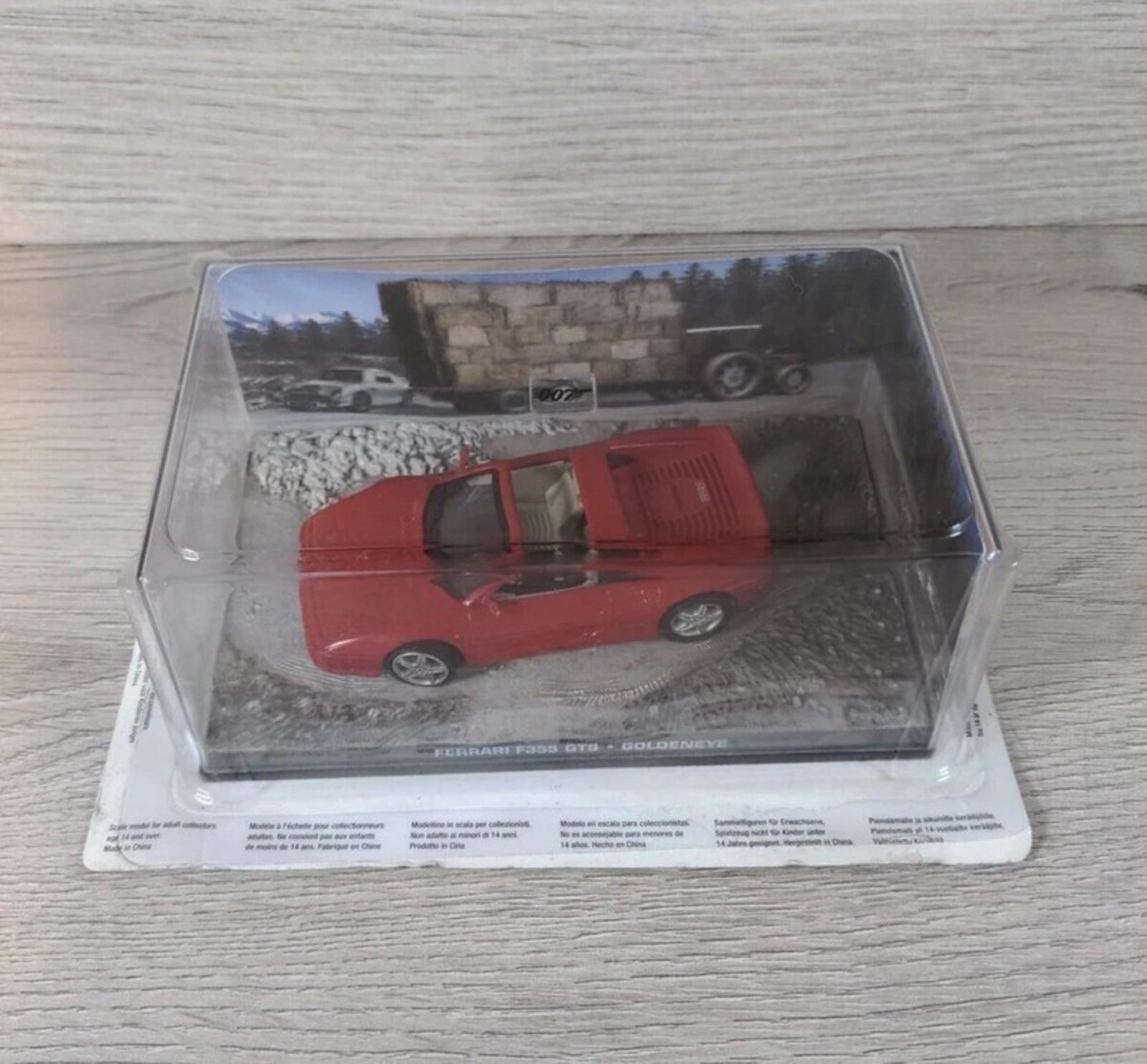 Eaglemoss James Bond 007 Ferrari F355 GTS Diecast Car 1:43 Scale + Magazine #10