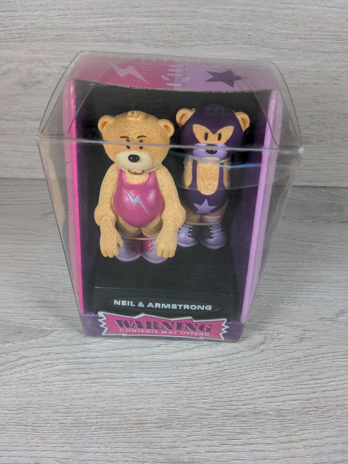 Bad Taste Bears Neil & Armstrong 17620 Collectors Figures By Peter Underhill