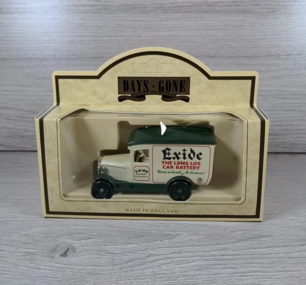 Lledo Days Gone 1934 Chevrolet Van Exide Batteries 21027 Diecast Model Van - Retrorama UK