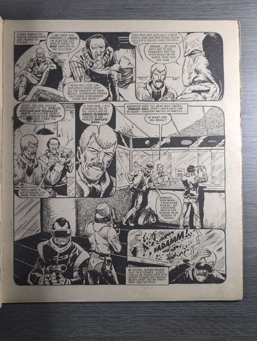2000AD Prog 398 Featuring Judge Dredd Comic 29th Dec 1984 Vintage Retro Comic