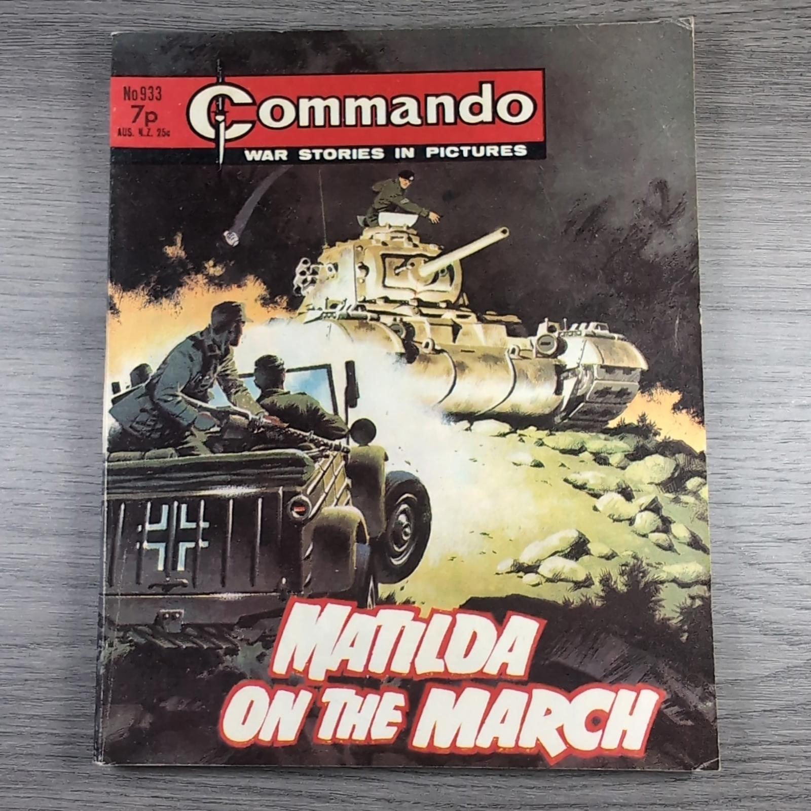 Commando Comic Issue Number 933 Matilda On The March