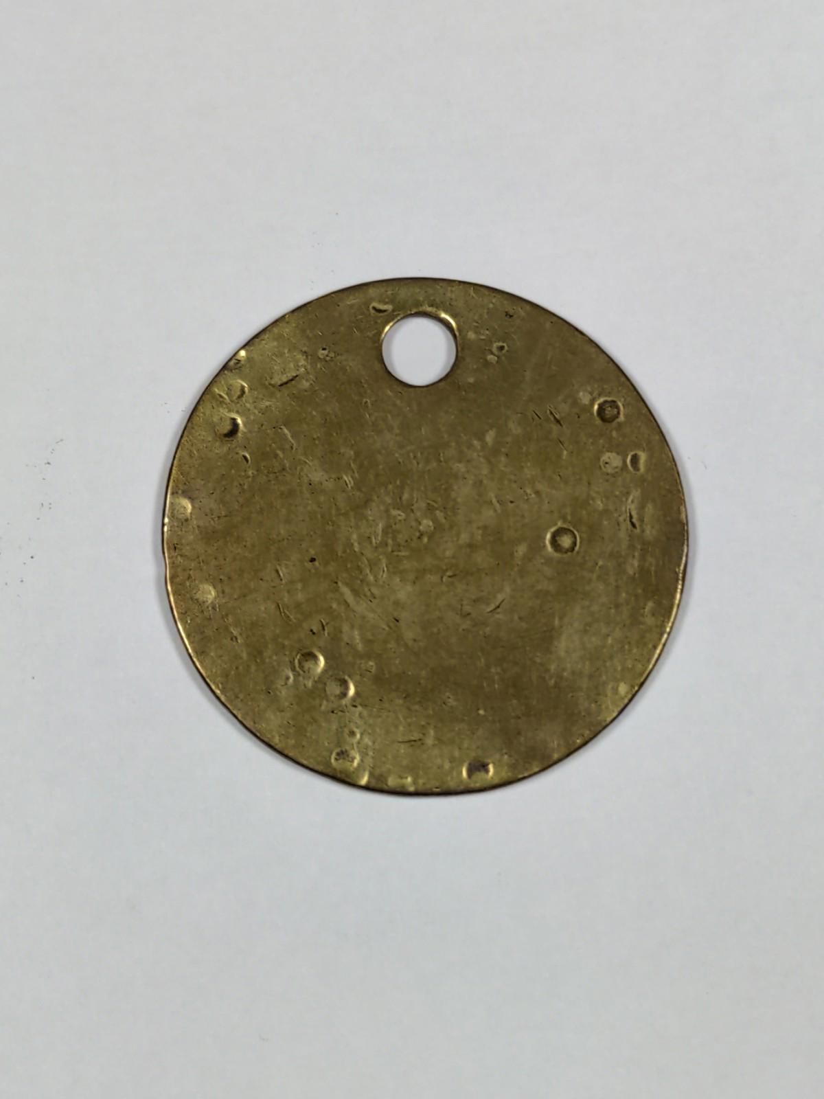 Fryston Colliery No 887 Brass Miners Pit Check Token Mining Memorabilia