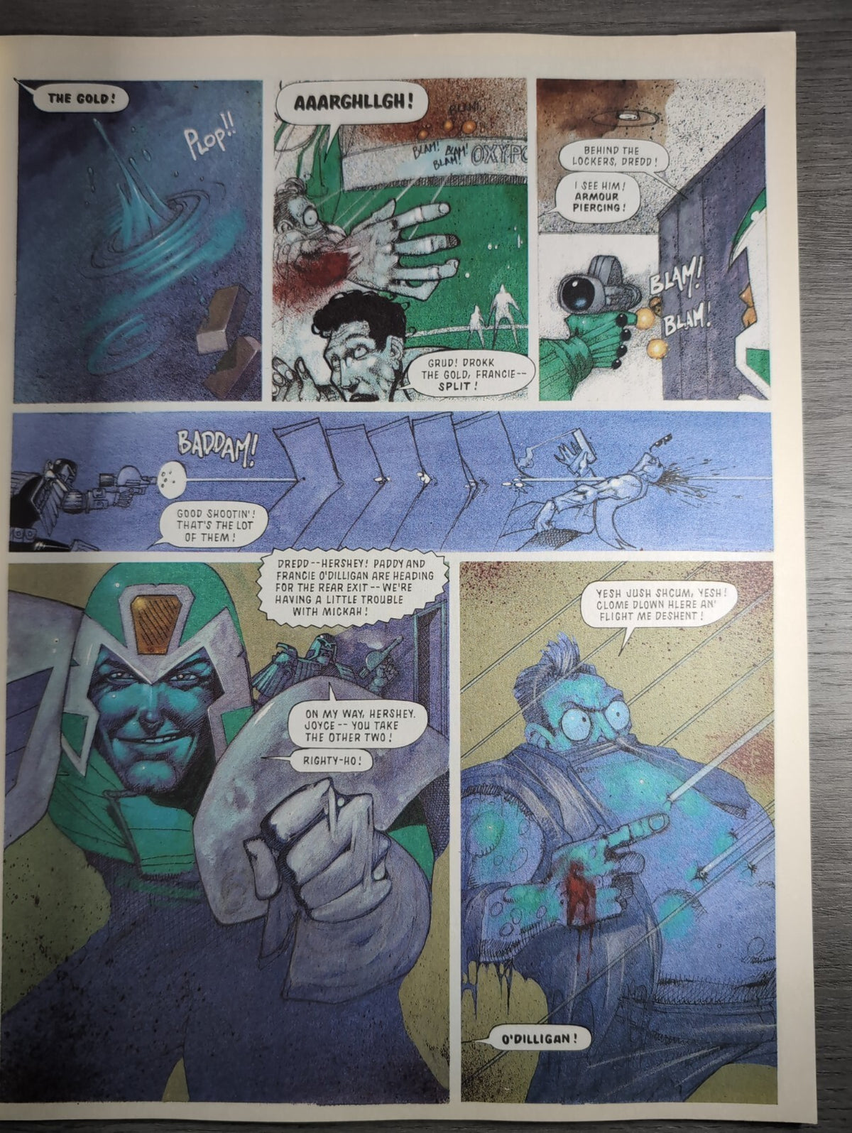 2000AD Prog 807 Featuring Judge Dredd Comic 31st Oct 1992 Vintage Retro Comic