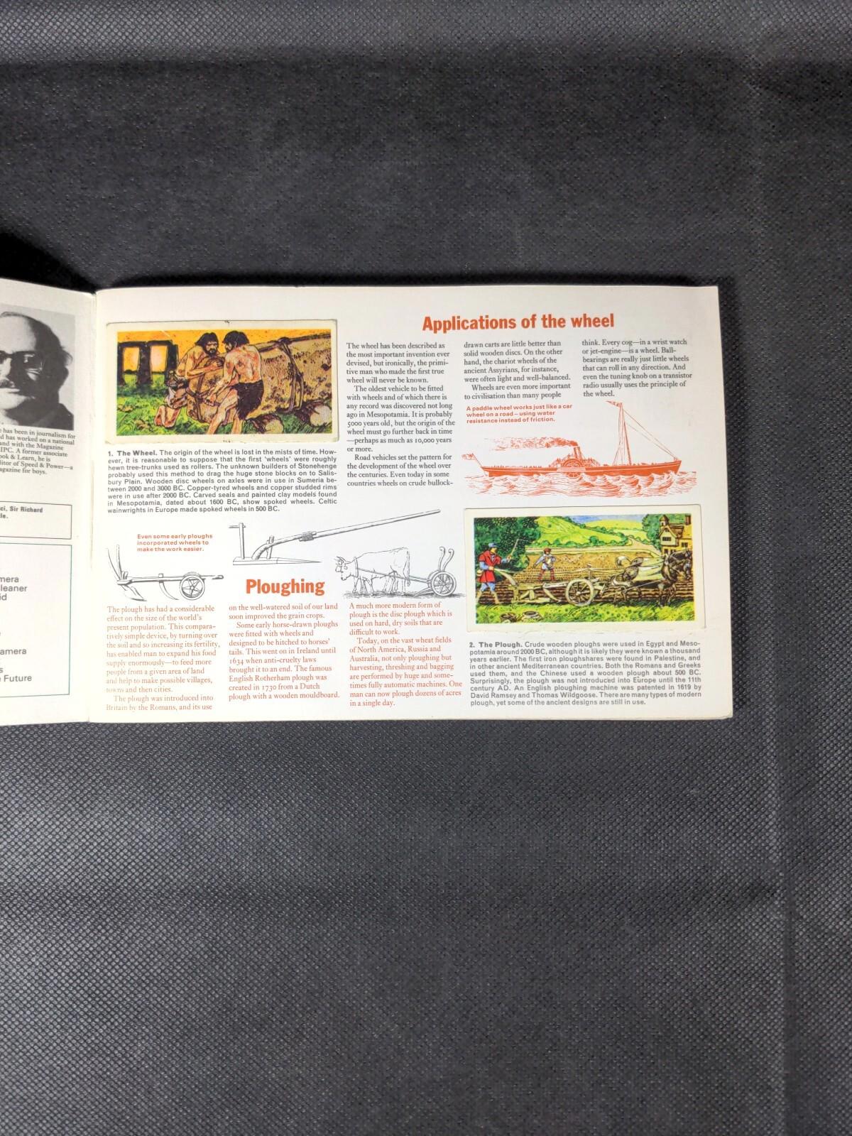 Brooke Bond Tea Cards Inventors And Inventions Album Complete With All Cards