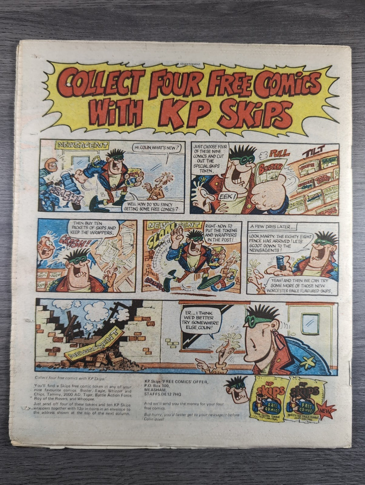 Eagle Comic Issue 26th July 1984  Vintage Retro UK Comic