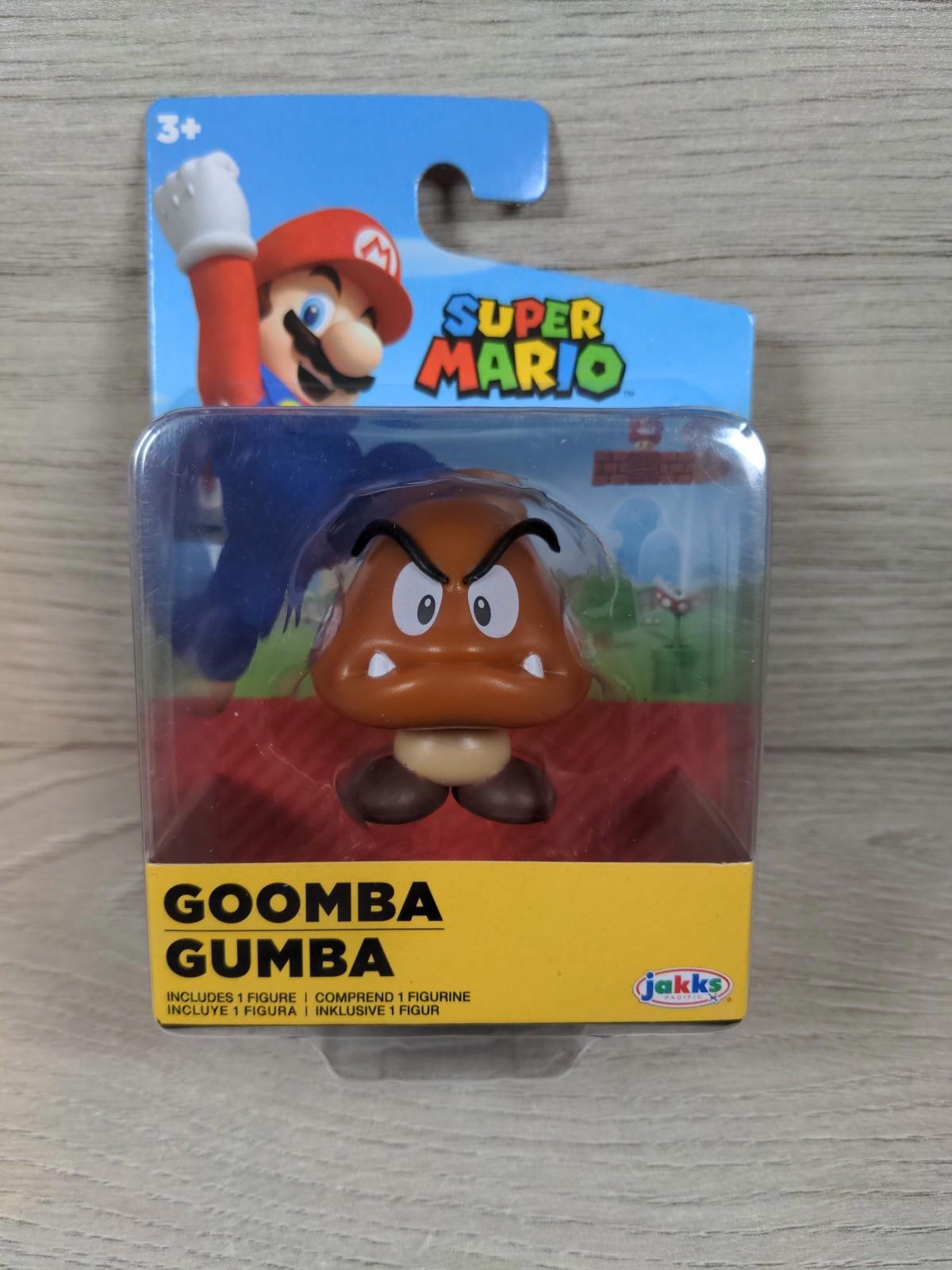 Super Mario Goomba Mini Action Figure Jakks Pacific - Factory Sealed Pack