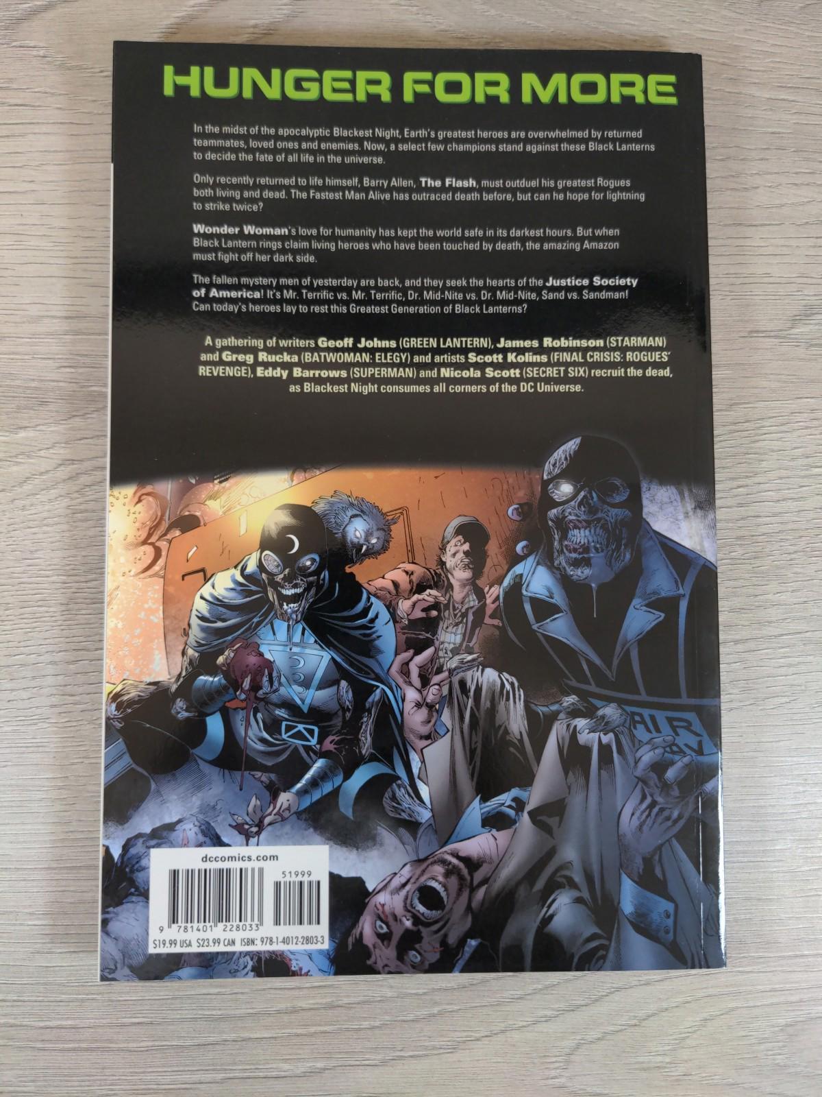 DC Comics Blackest Night: Black Lantern Corps Vol 2 Paperback Graphic Novel