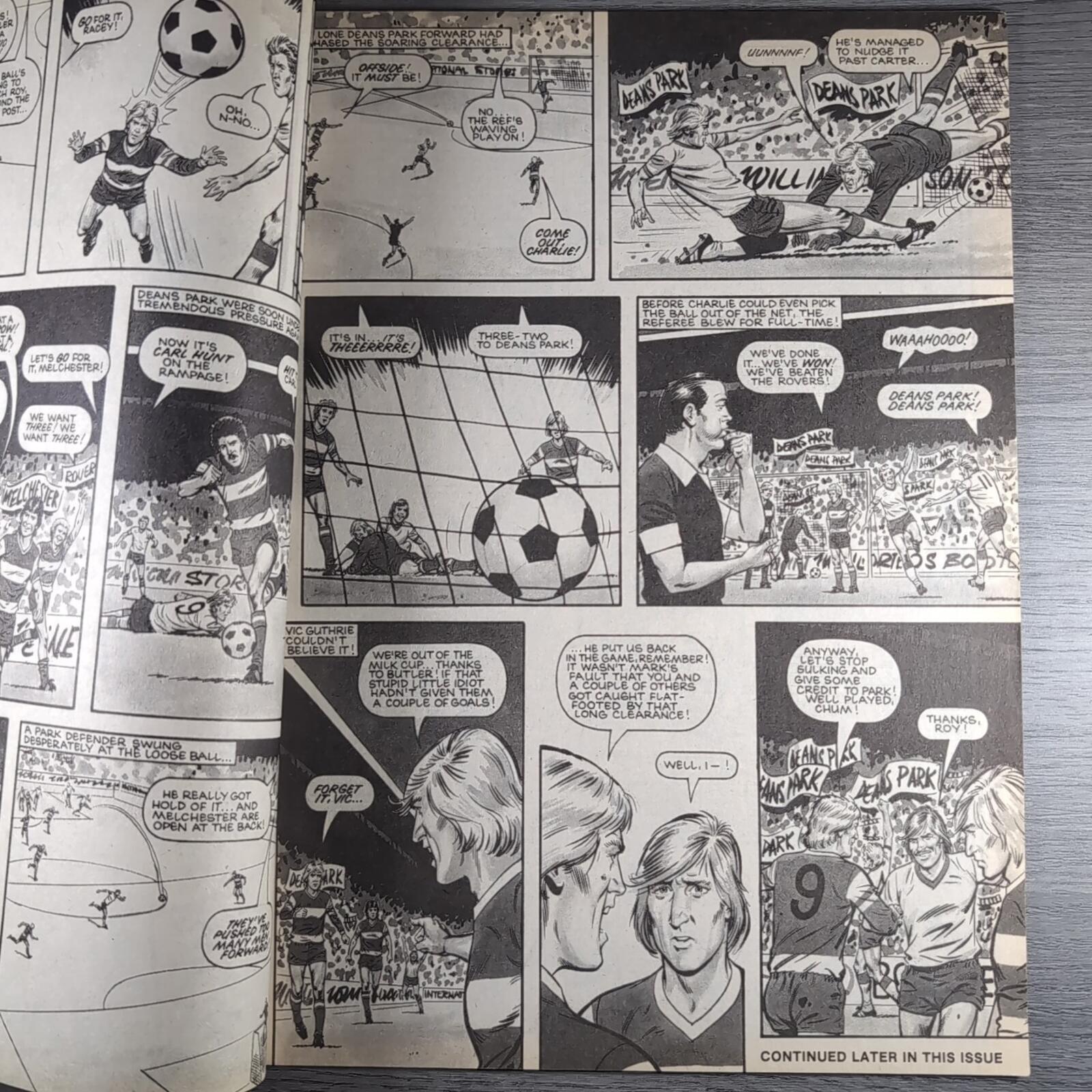 Roy of The Rovers 8th December 1984 Vintage Comic IPC Magazines