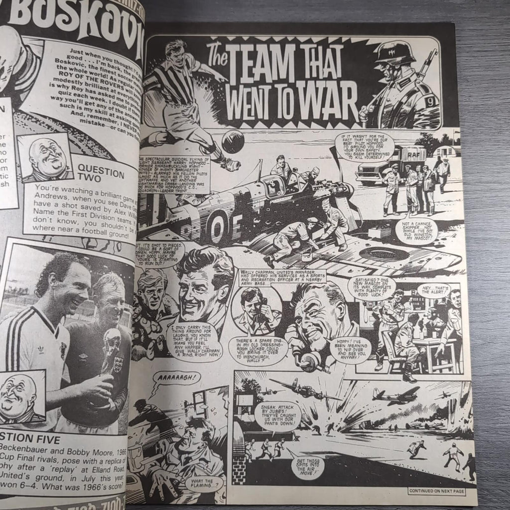 Roy of The Rovers 7th September 1985 Vintage Comic IPC Magazines