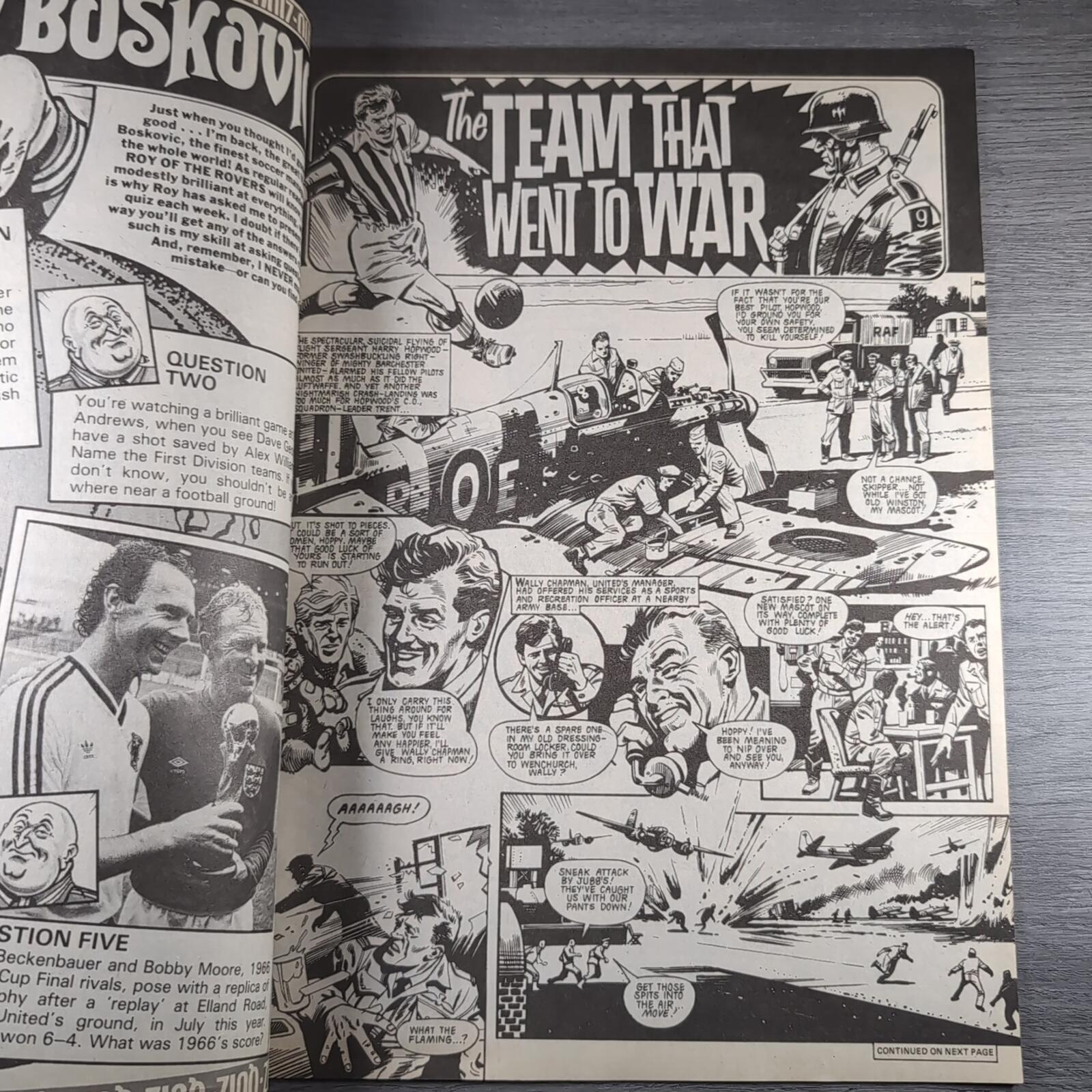 Roy of The Rovers 7th September 1985 Vintage Comic IPC Magazines