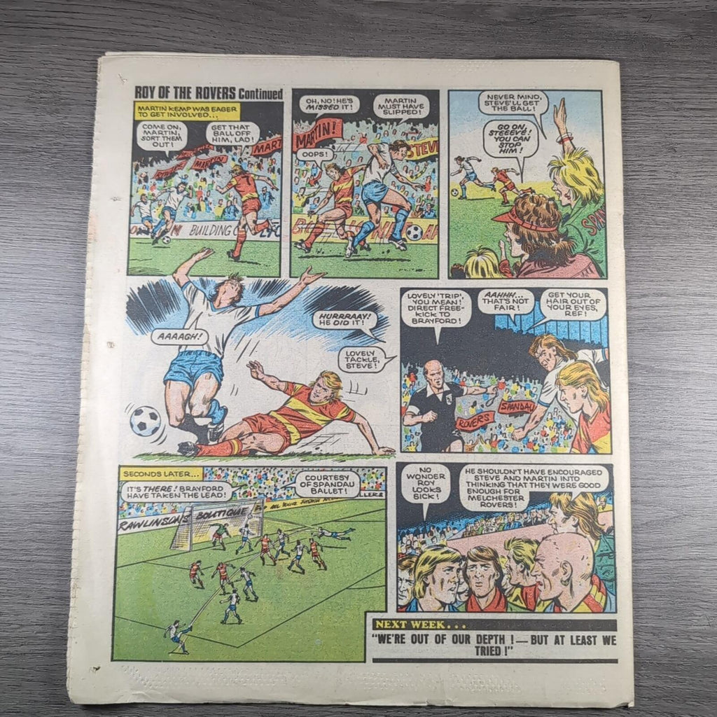 Roy of The Rovers 5th October 1985 Vintage Comic IPC Magazines