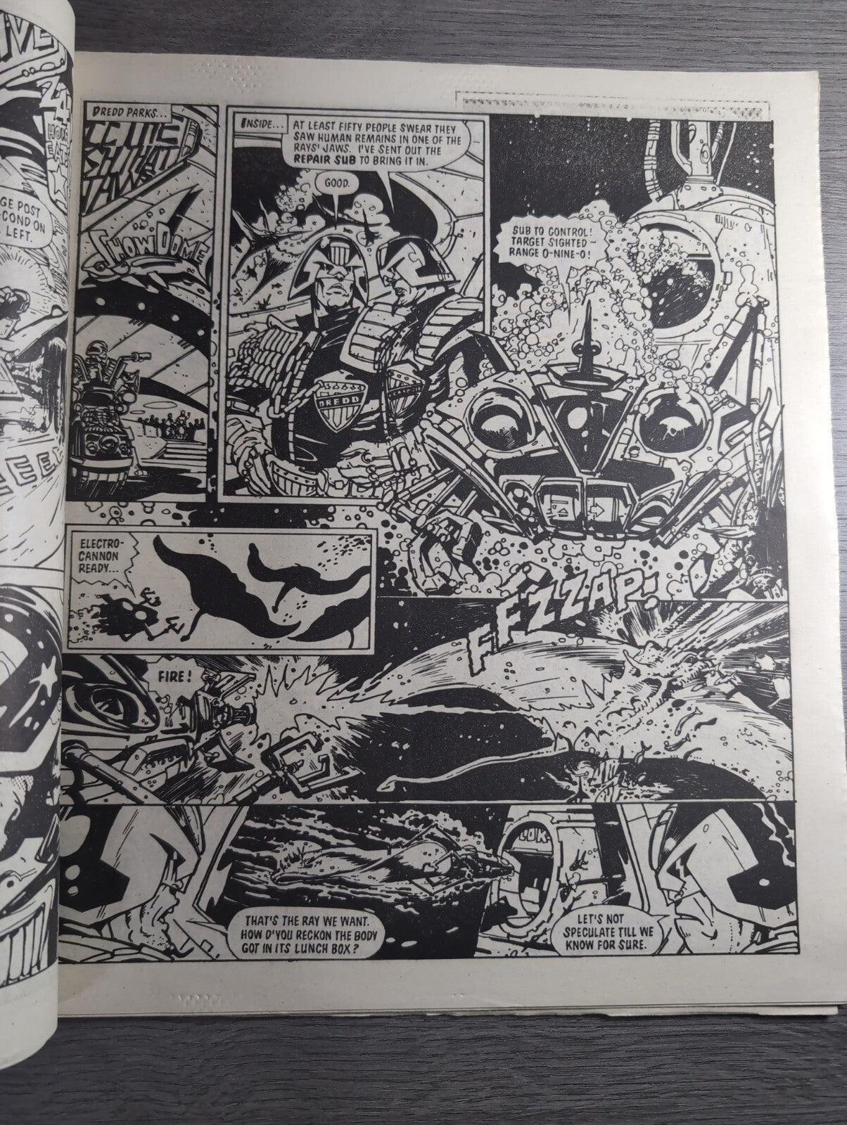 2000AD Prog 485 Featuring Judge Dread Comic Date 30th Aug 1986 Retro Comics