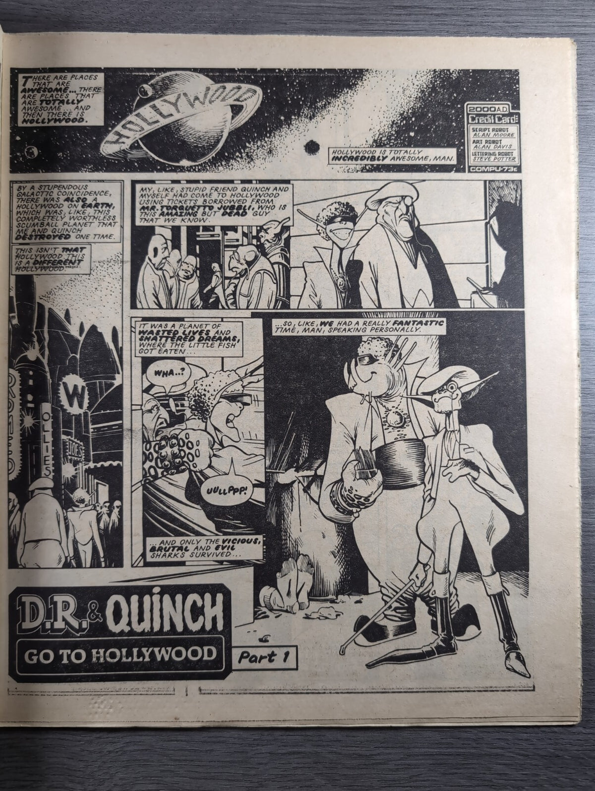 2000AD Prog 364 Featuring Judge Dredd Comic 14th April 1984 Vintage Retro Comic