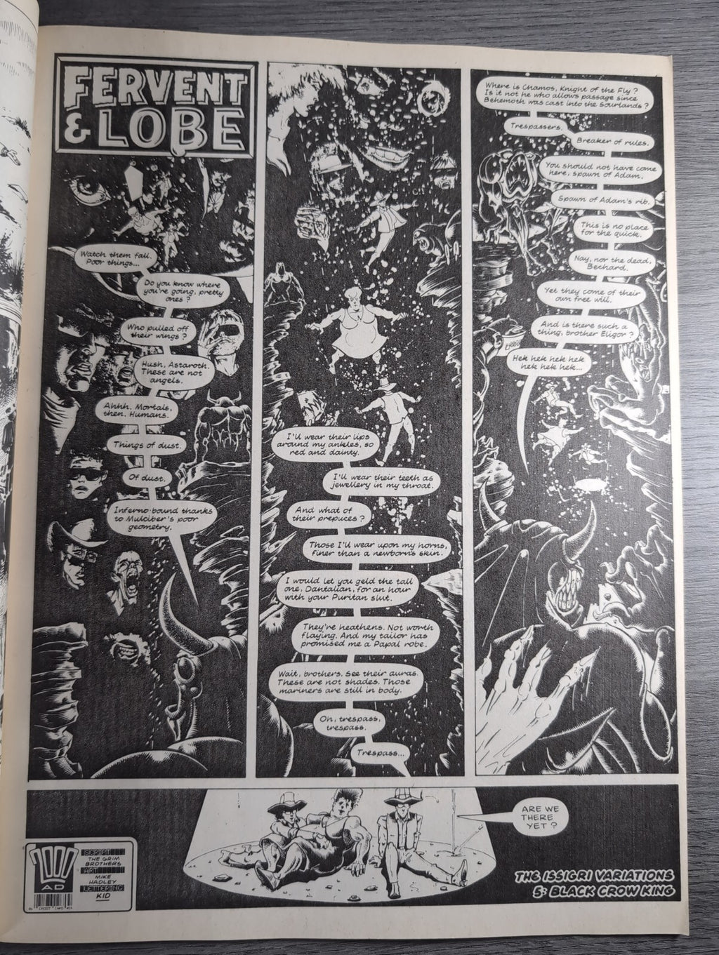 2000AD Prog 646 Featuring Judge Dread Comic 30th Sept 1989 Vintage Retro Comic - Retrorama UK