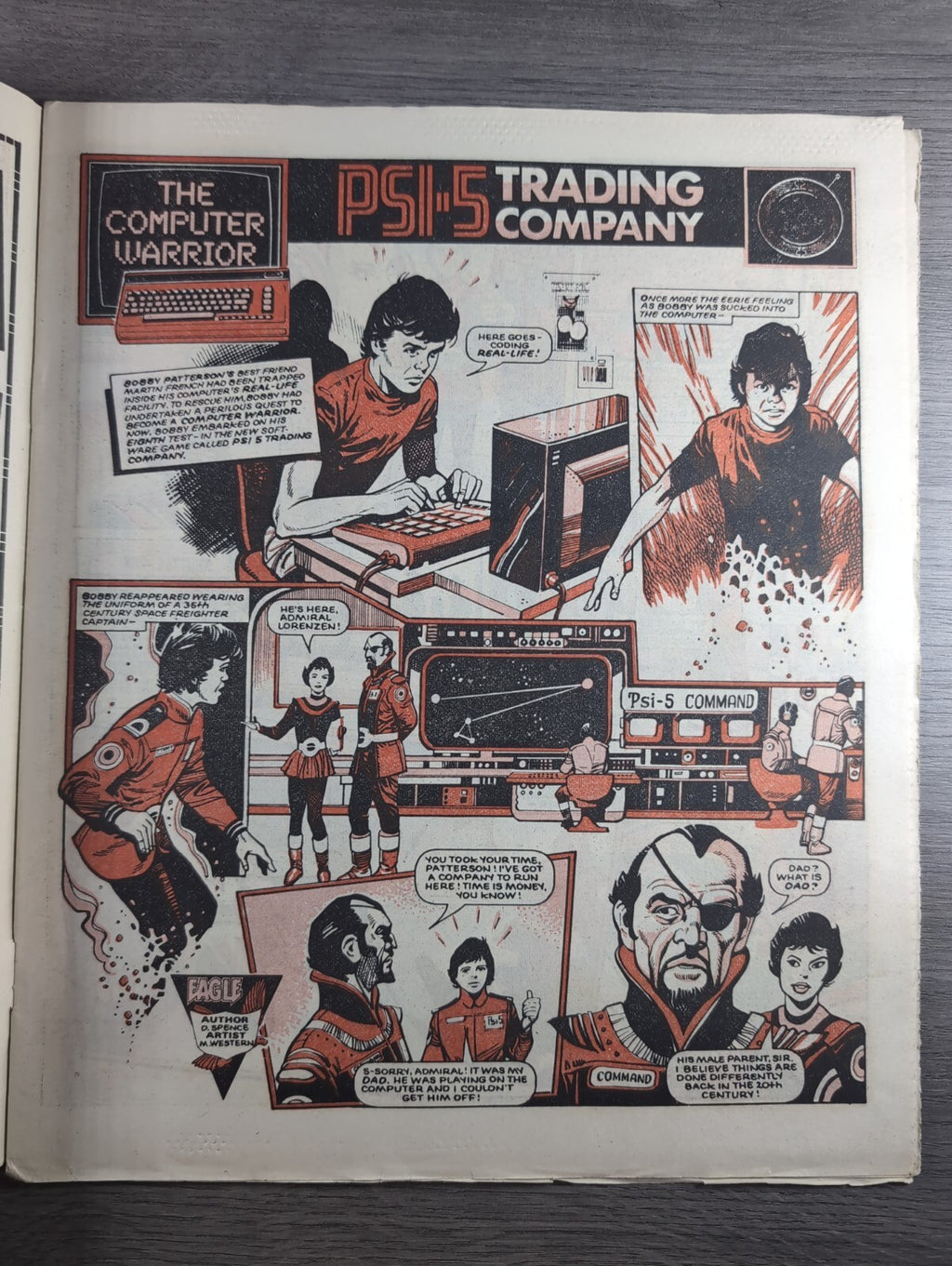 Eagle Comic Issue No. 212 12th April 1988 Includes Poster Vintage Retro UK Comic