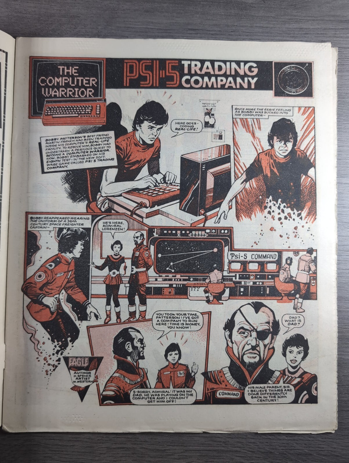 Eagle Comic Issue No. 212 12th April 1988 Includes Poster Vintage Retro UK Comic