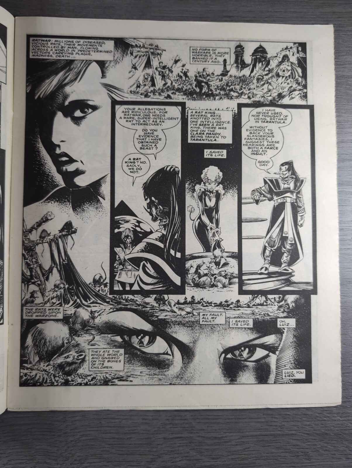 2000AD Prog 466 Featuring Judge Dread Comic 19th April 1986 Vintage Retro Comic