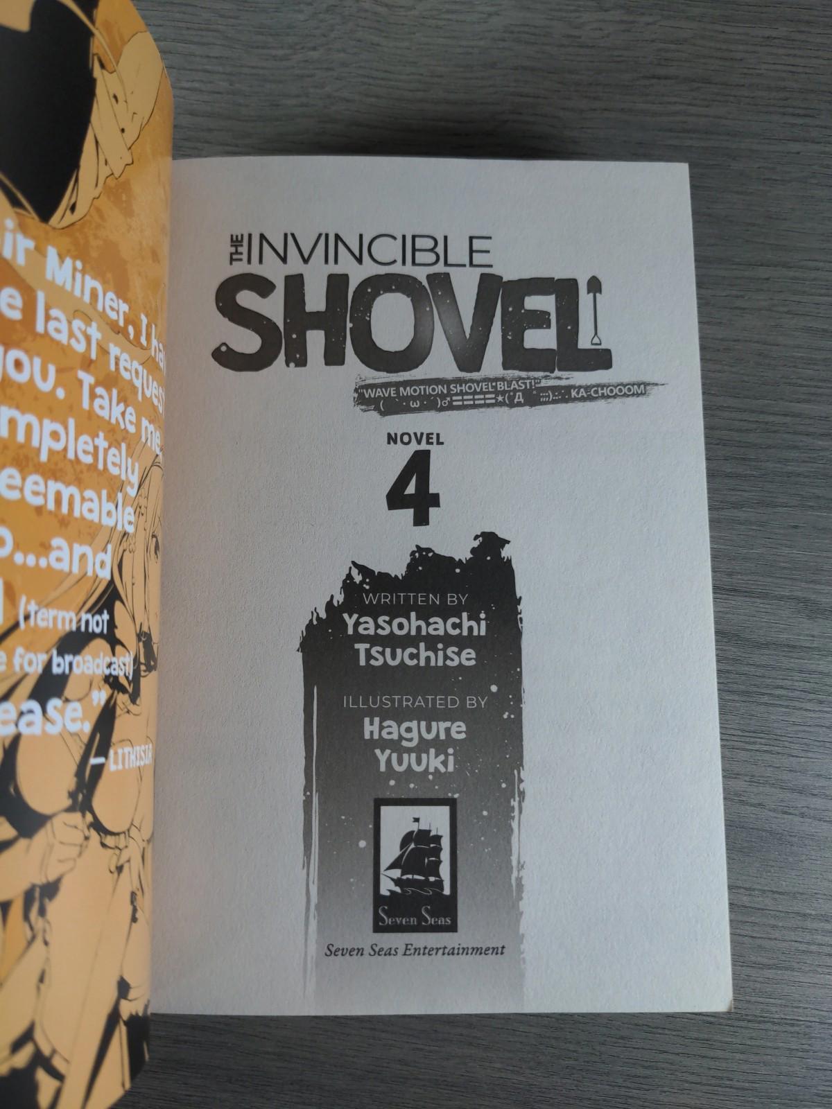 The Invincible Shovel Vol 4 Yasohachi Tsuchise Paperback Book Light Novel