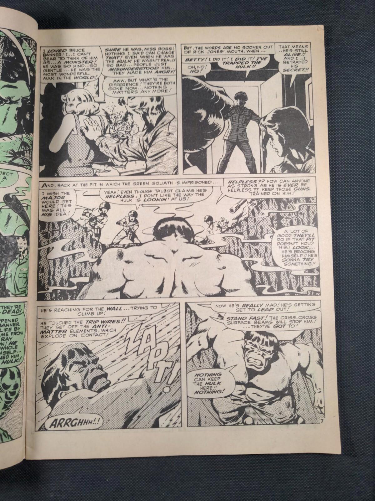 Mighty World of Marvel Issue No 31 May 1973 Marvel UK Vintage Comic
