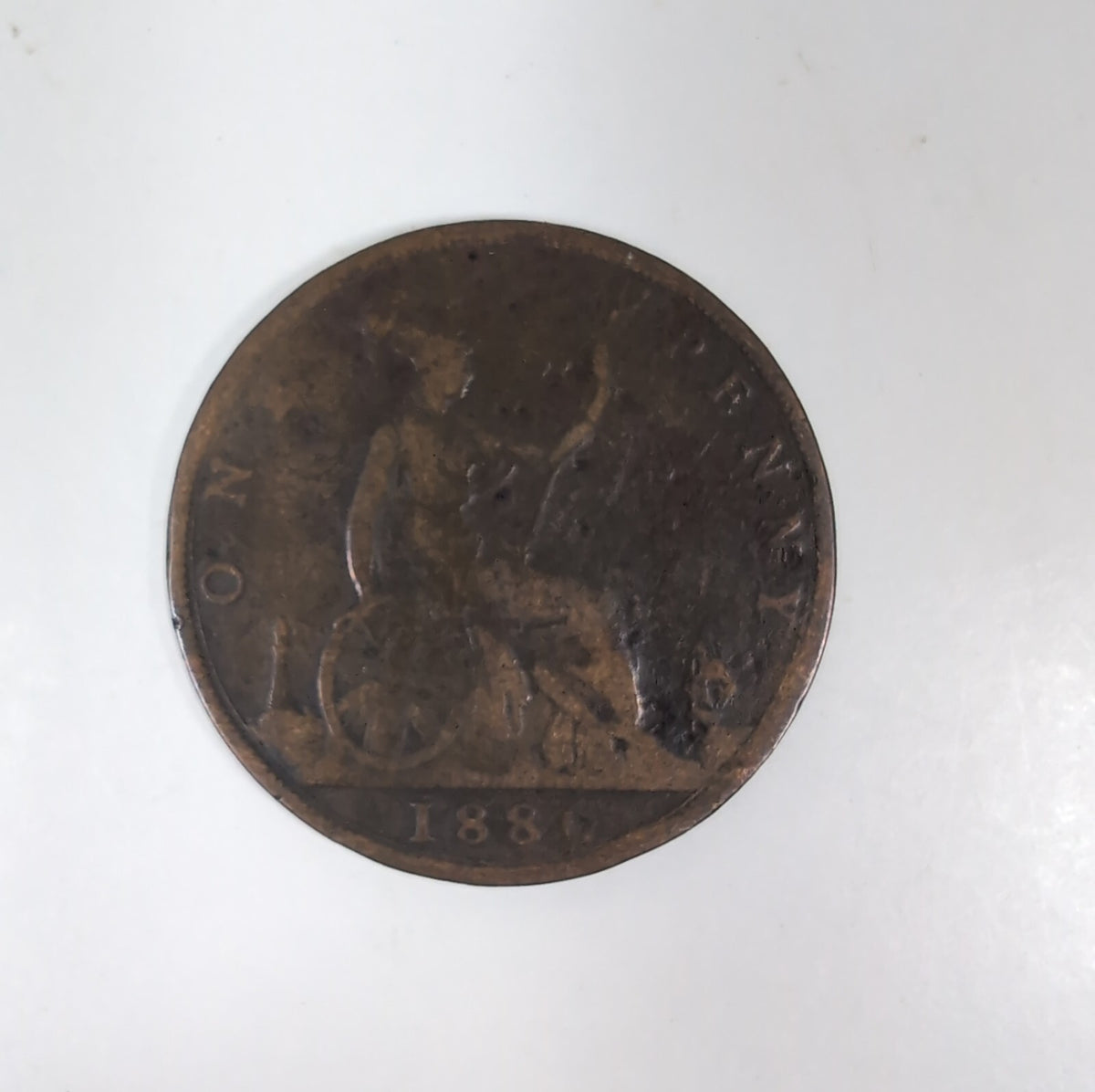6 x Victorian/Edwardian One Penny 1D Coins 1886, 1896, 1900, 1902 x 2, 1903