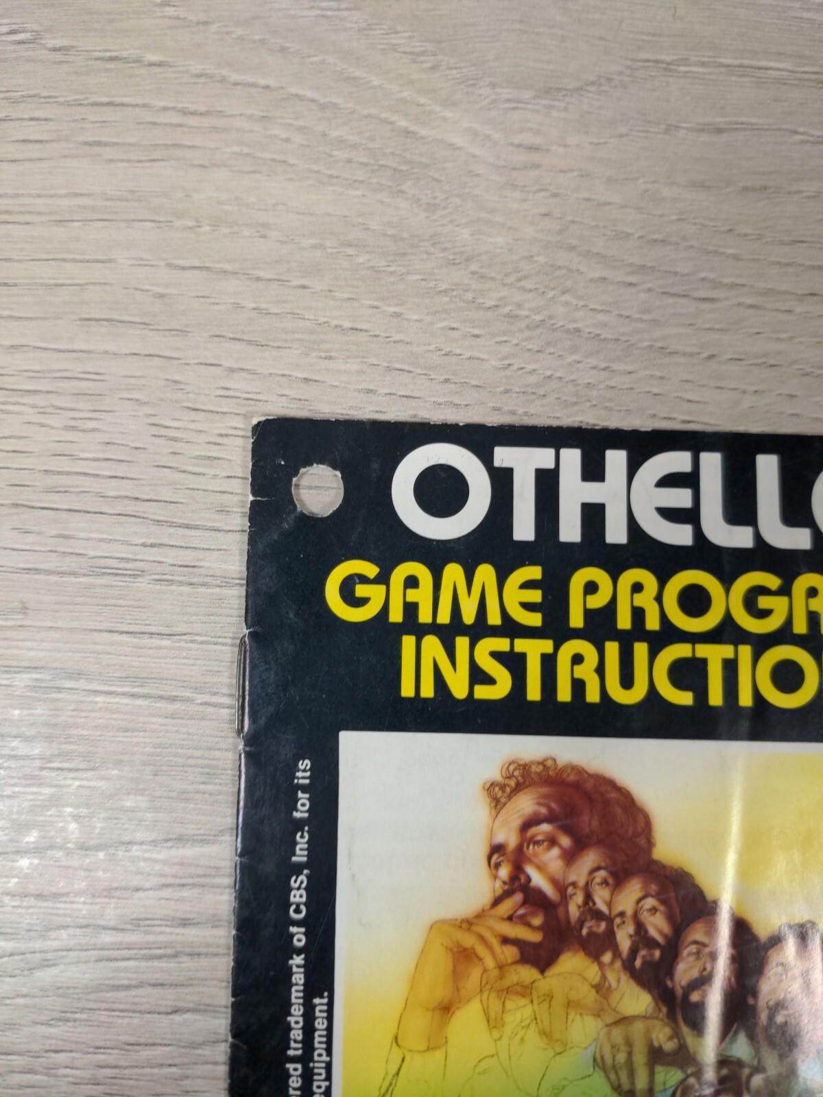 Atari 2600 Othello Cartridge & Manual - Vintage Video Game - Tested & Working