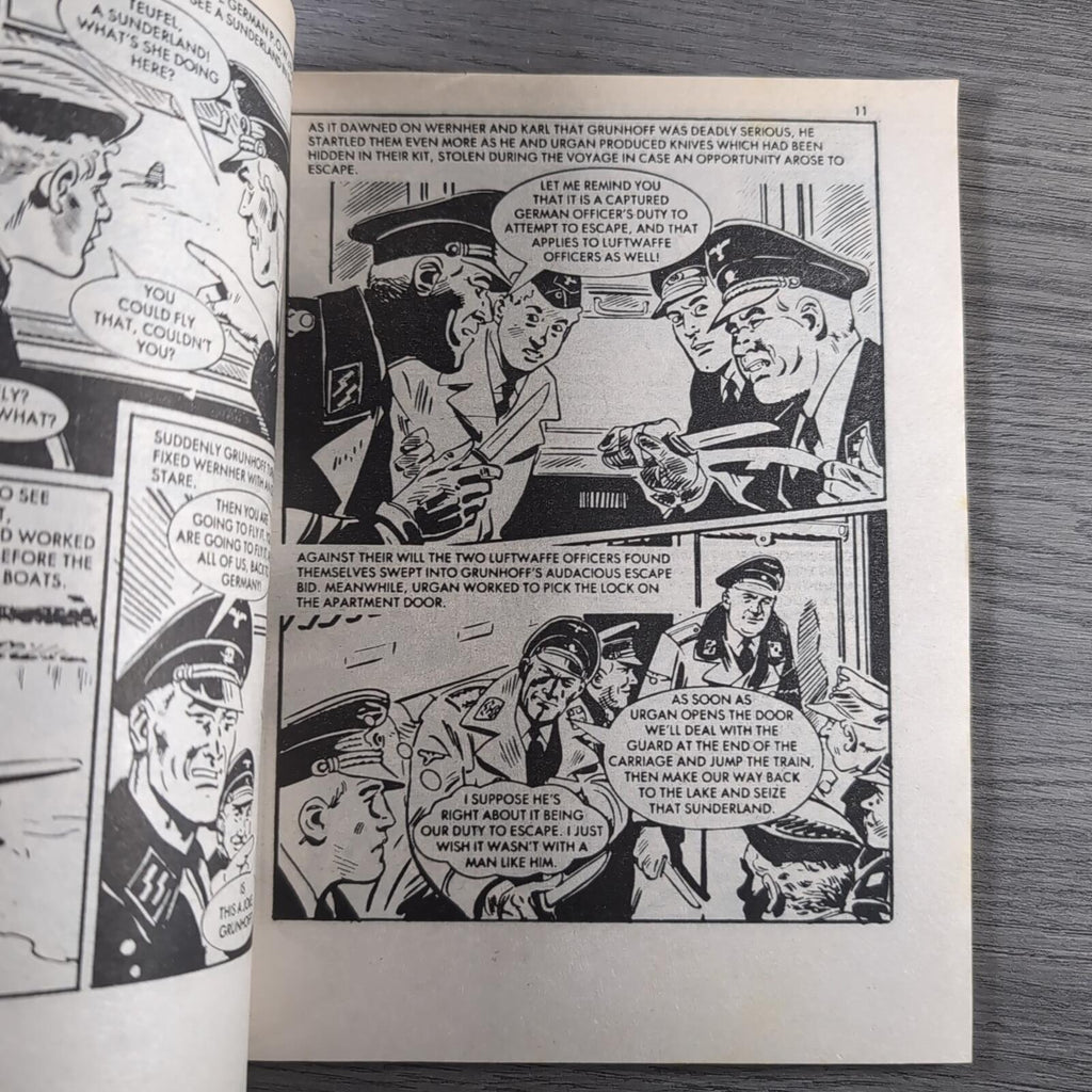 Commando Comic 2434 Nazi Hijack Vintage War Comic