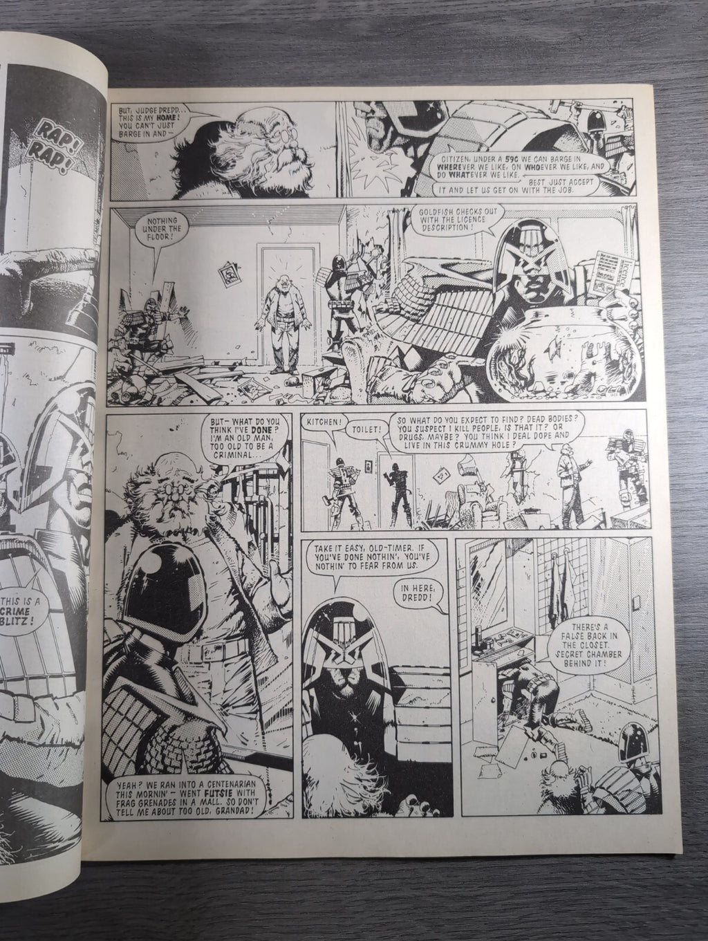 2000AD Prog 627 Featuring Judge Dread Comic 20th May 1989 Vintage Retro Comic