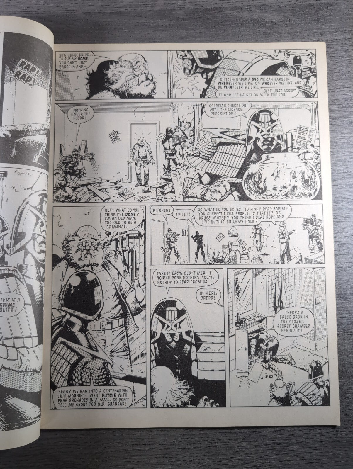 2000AD Prog 627 Featuring Judge Dread Comic 20th May 1989 Vintage Retro Comic