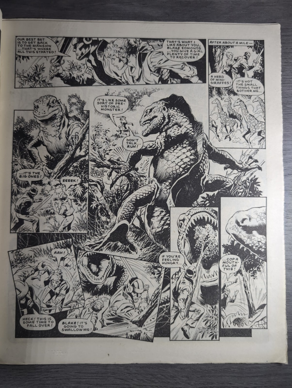 Eagle Comic Issue No. 244 22nd November 1986 Vintage Retro UK Comic