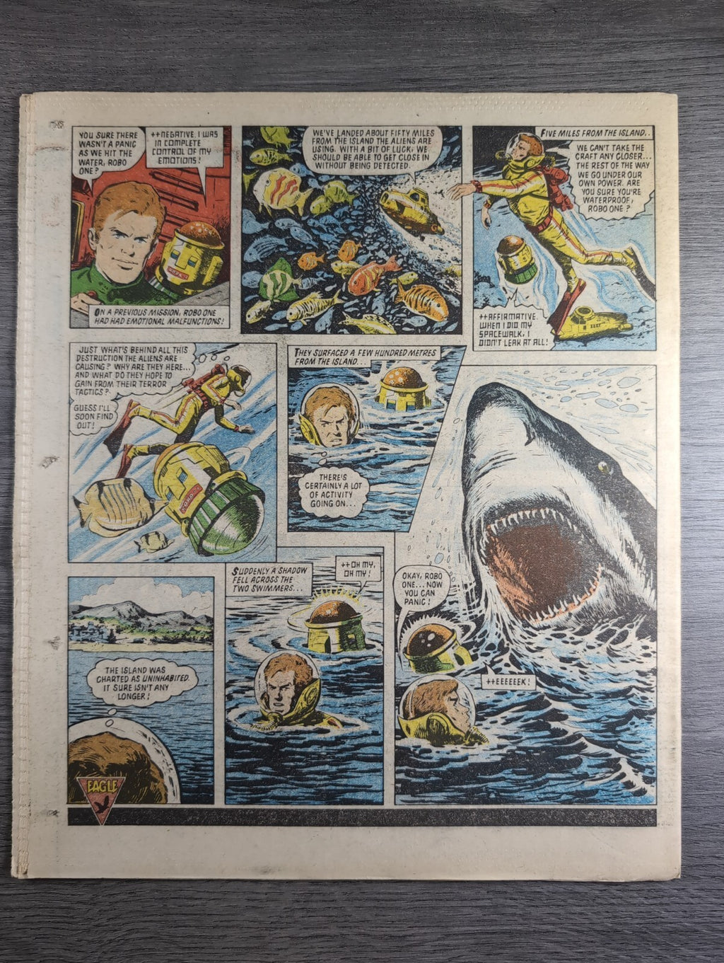 Eagle Comic Issue 14th July 1984 Vintage Retro UK Comic