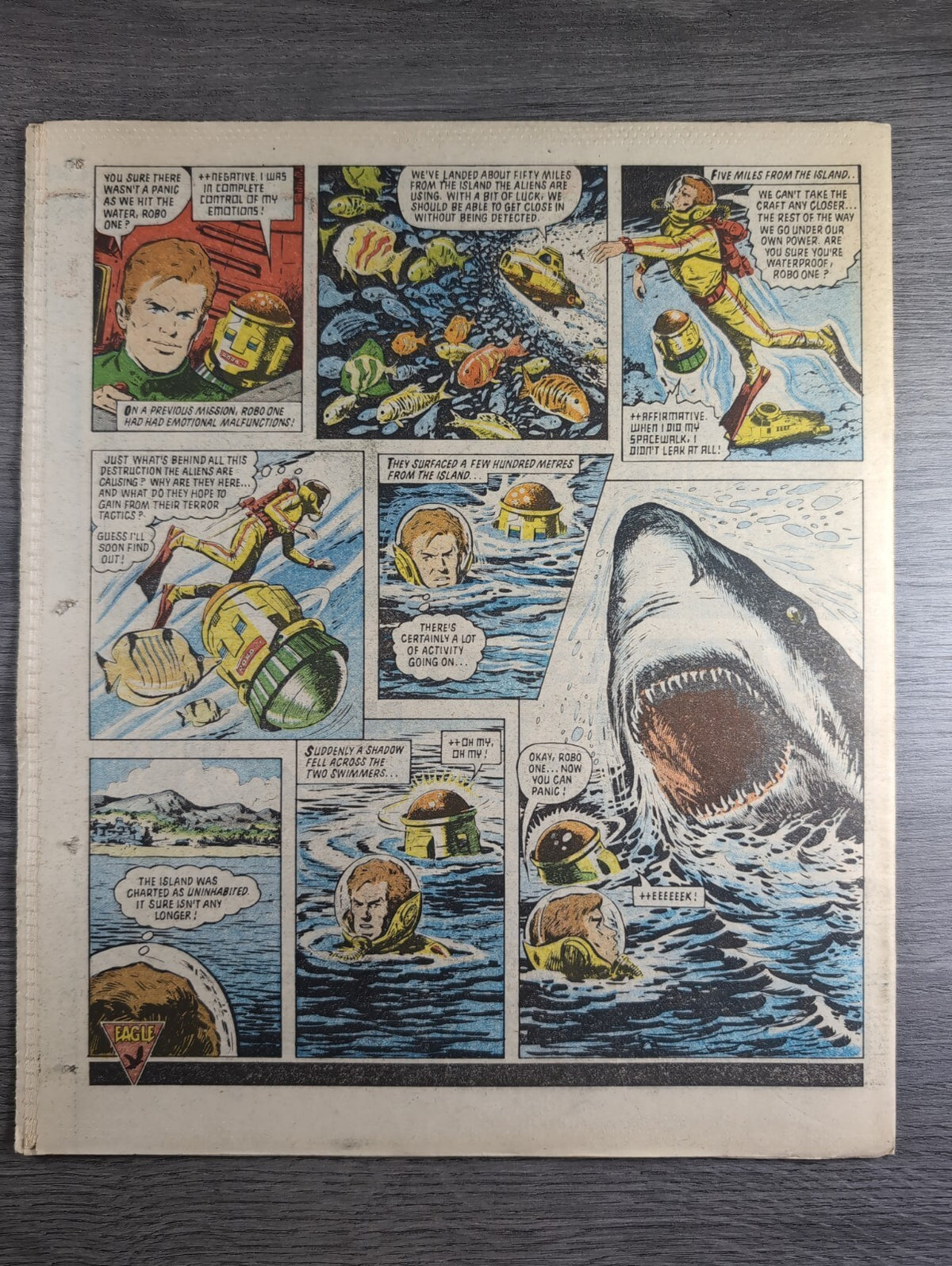 Eagle Comic Issue 14th July 1984 Vintage Retro UK Comic