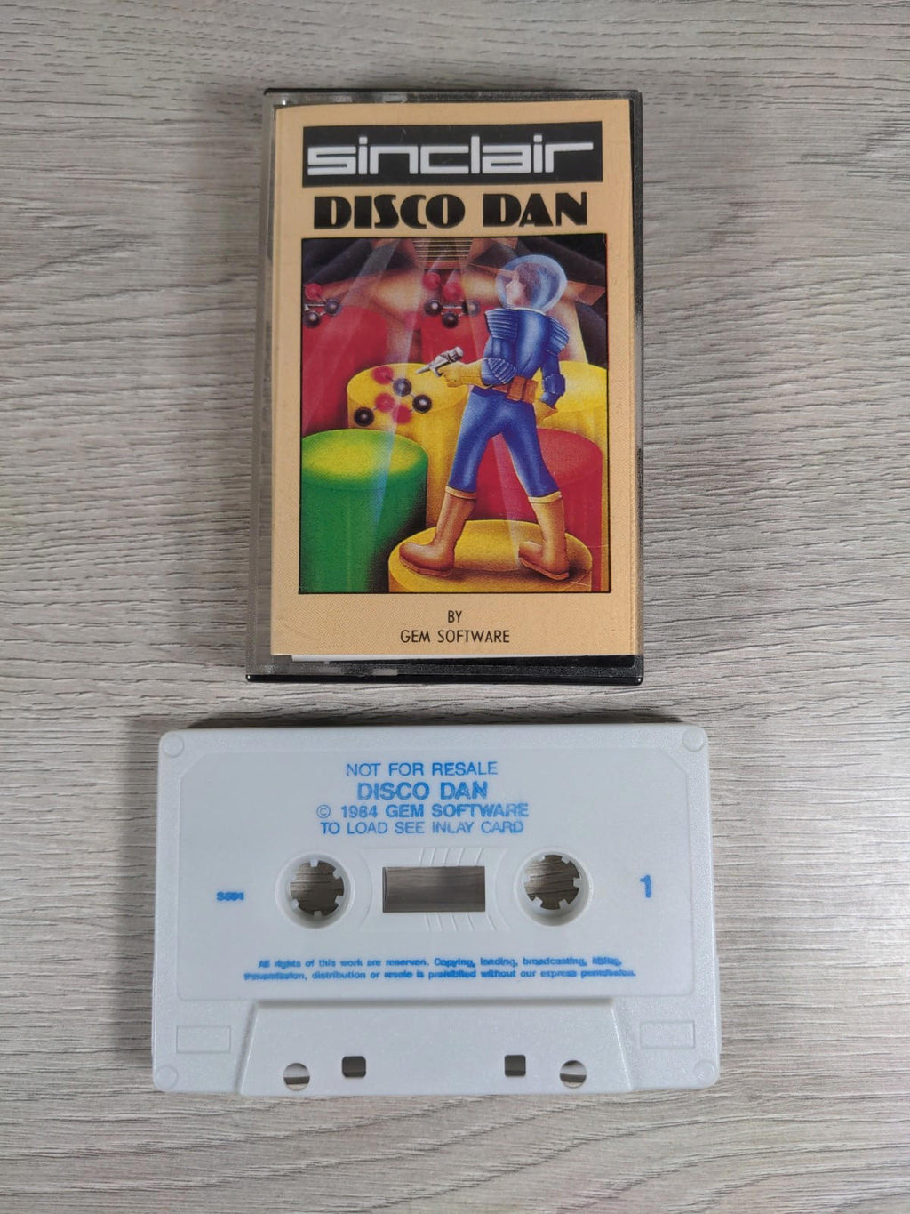 Disco Dan ZX Spectrum Game Cassette Gem Software Tested & Working