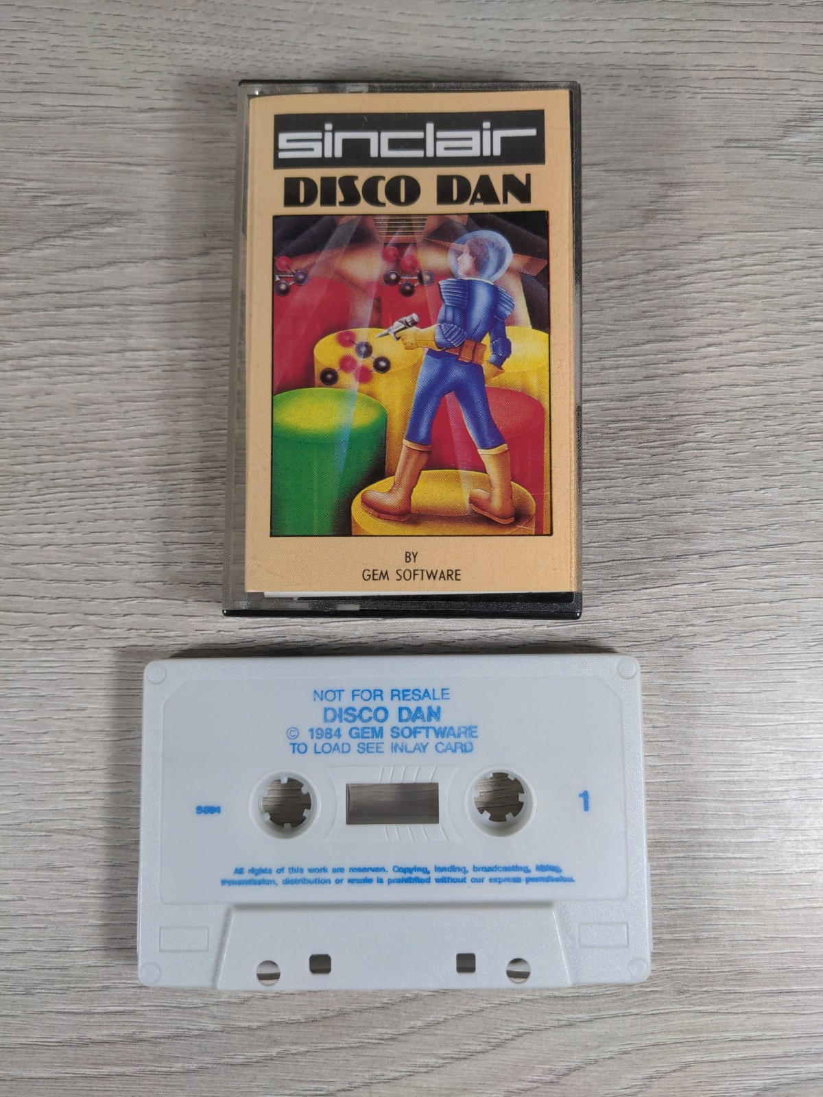 Disco Dan ZX Spectrum Game Cassette Gem Software Tested & Working - Retrorama UK