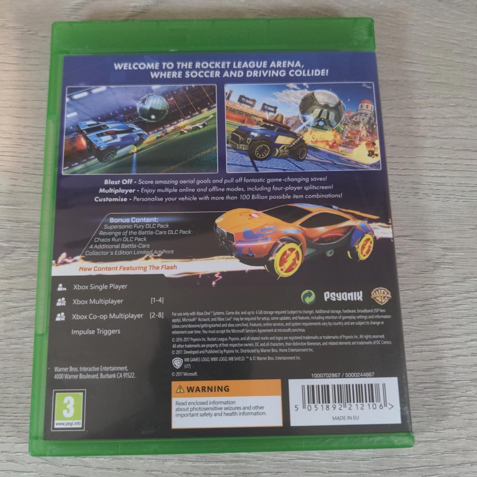 Rocket League Collectors Edition Xbox One Game Microsoft Xbox 1