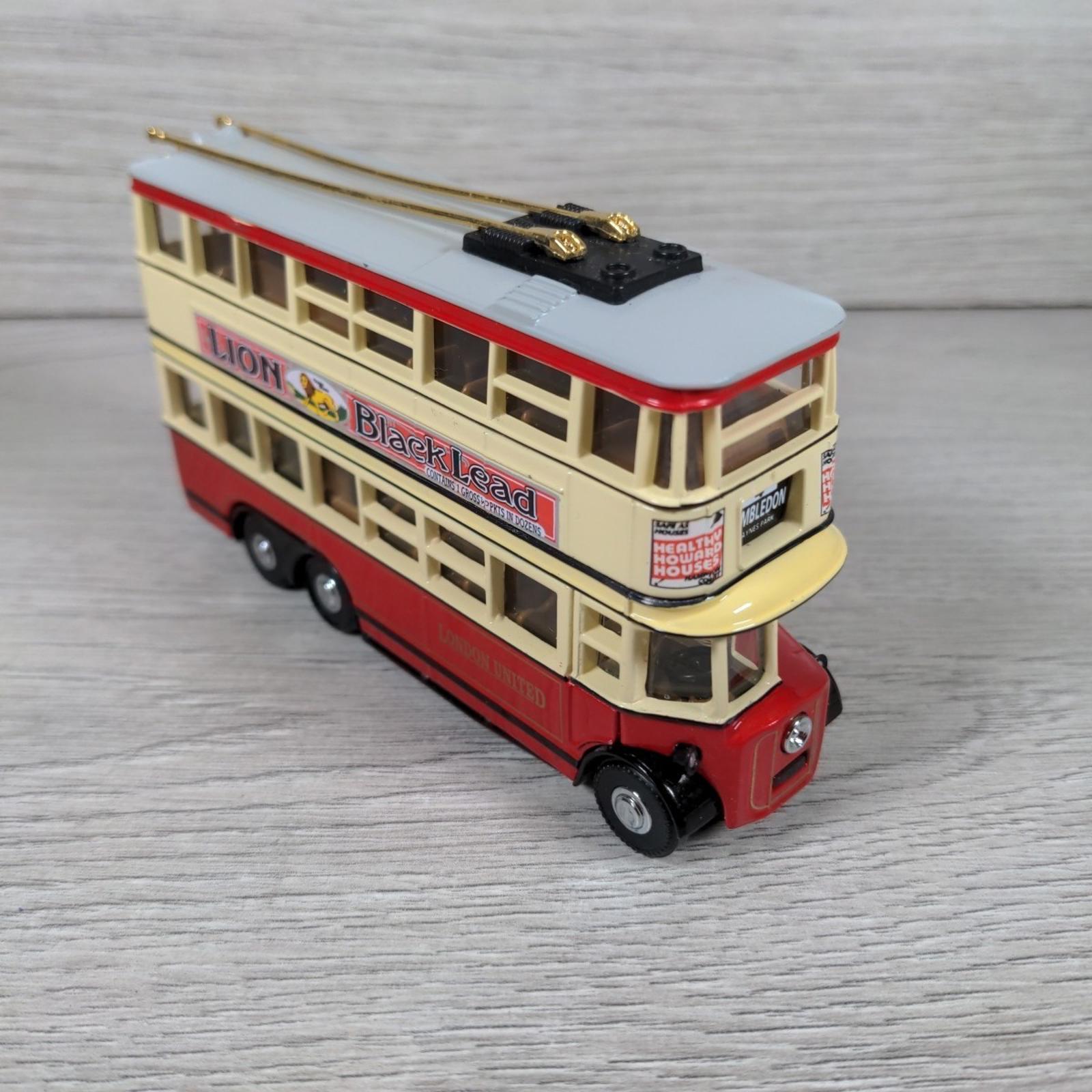 Matchbox Collectables 1913 Diddler Trolley Bus Diecast Model YET01M 1995 Vintage