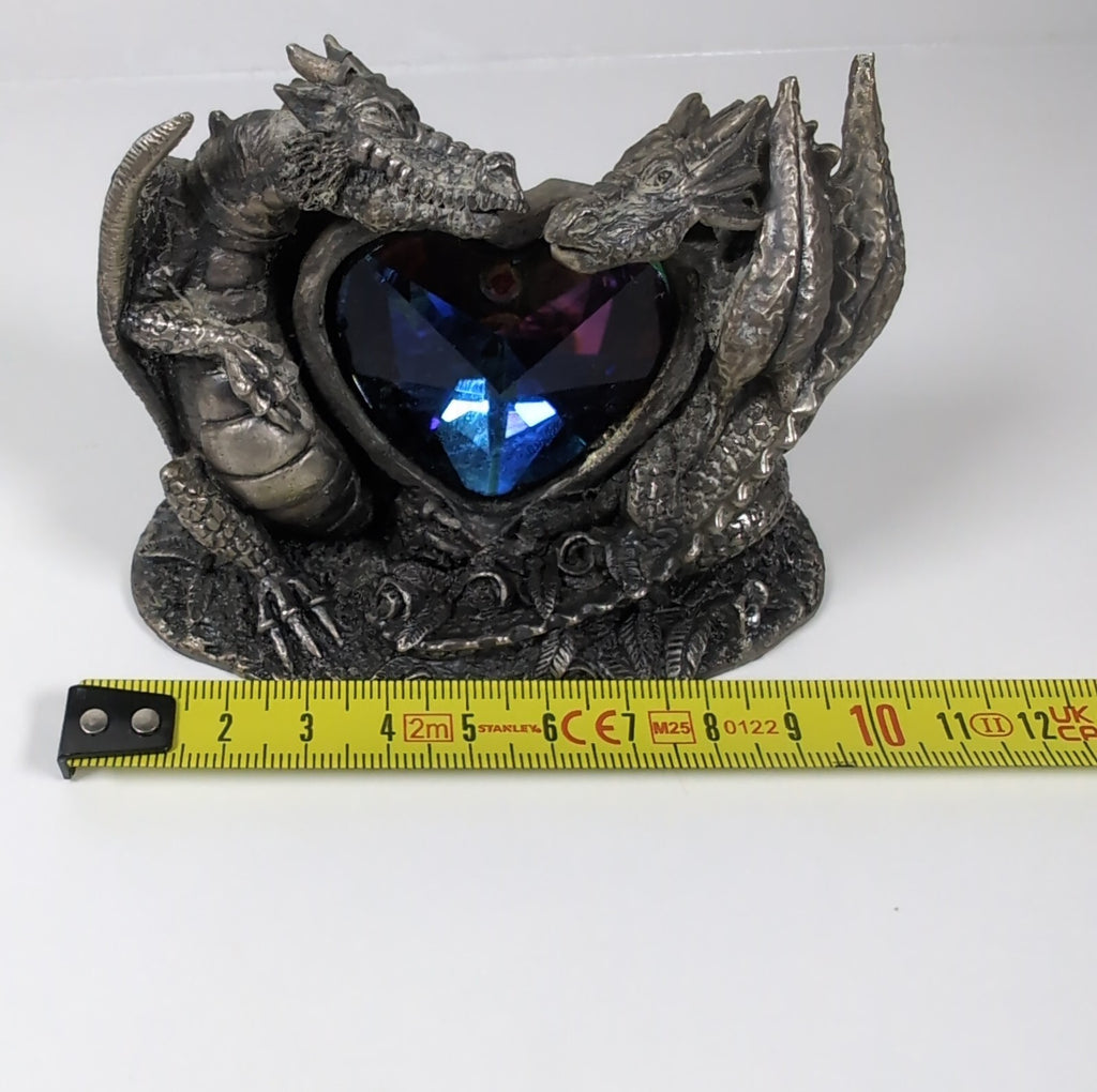 Myth & Magic Romancing The Dragon 3846 The Tudor Mint Pewter Metal Figure