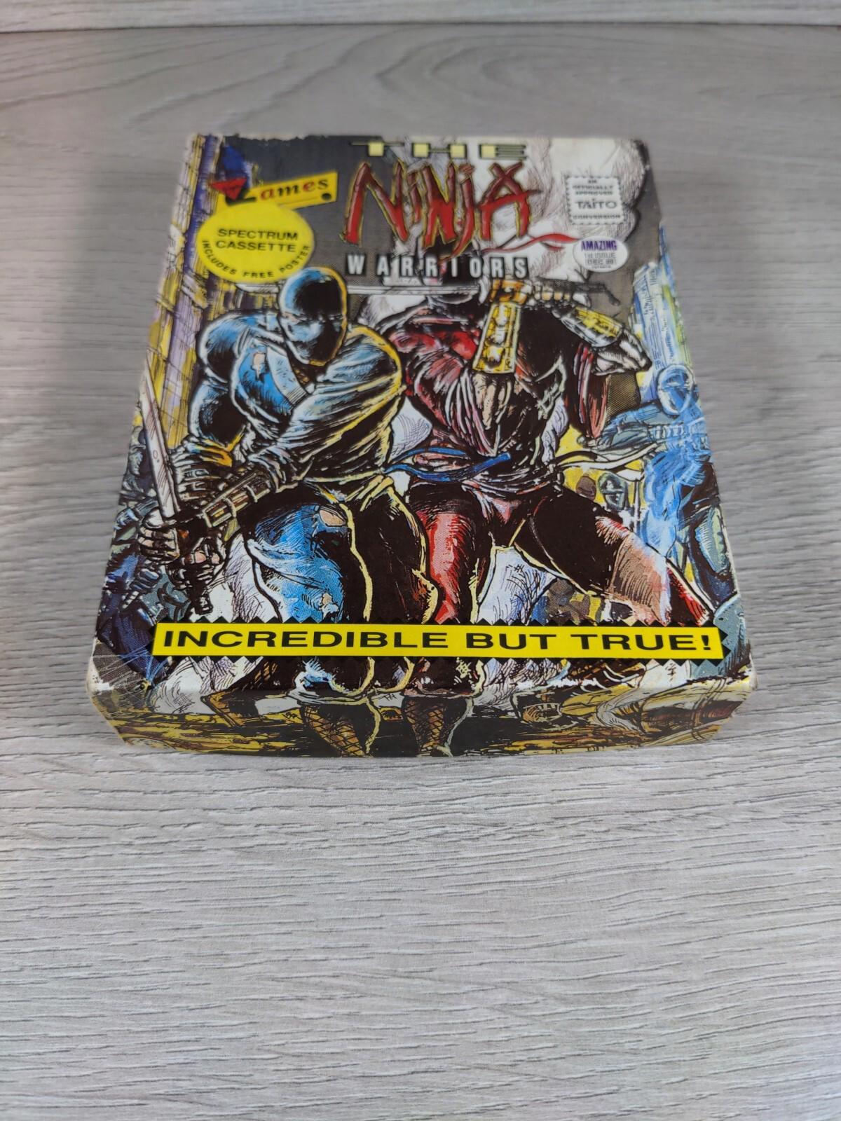 The Ninja Warriors ZX Spectrum 48K 128K Video Game Cassette Tested & Working