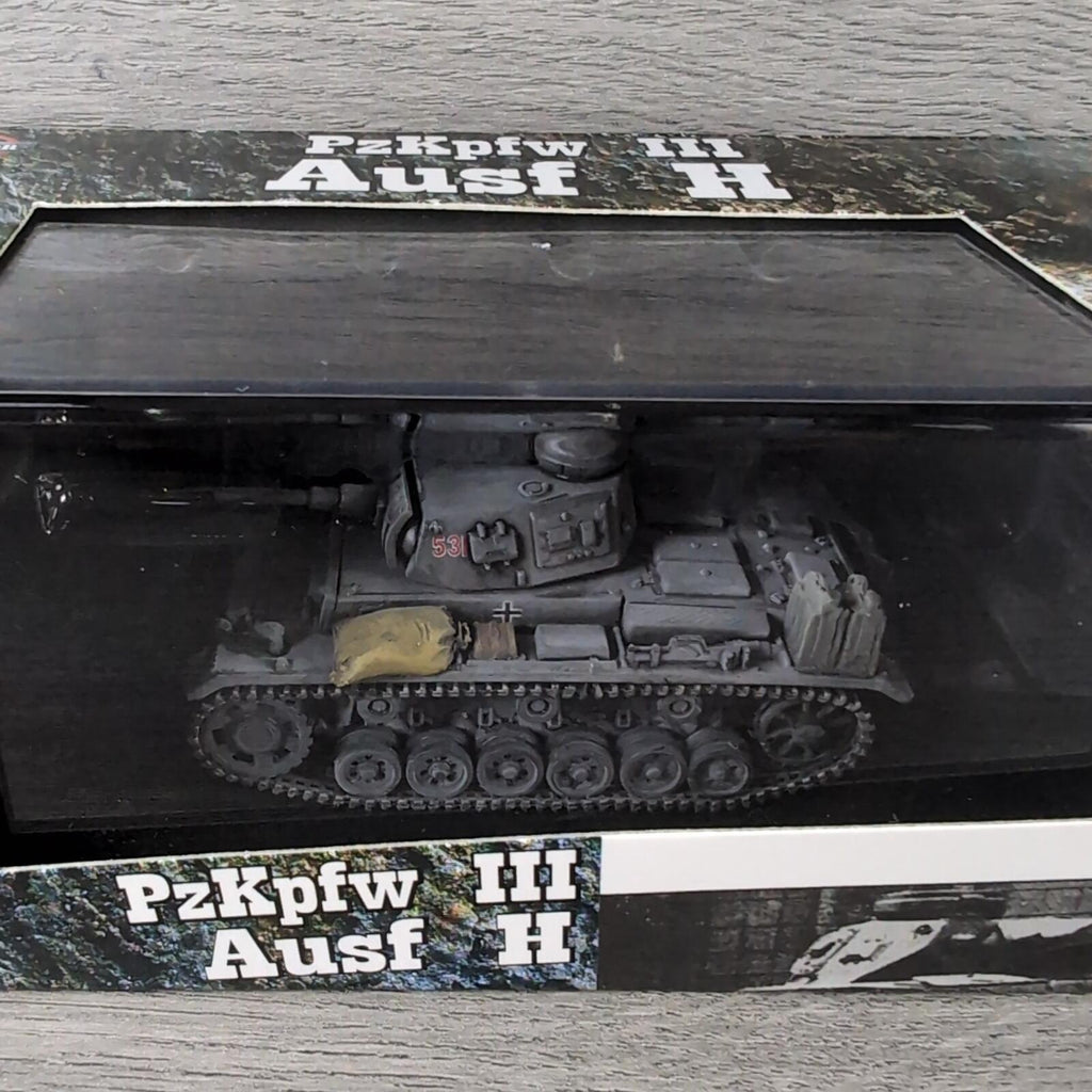 1:72nd Armor PzKpfw III Ausf H Diecast Model Tank 1/72 Scale Admiral Toys