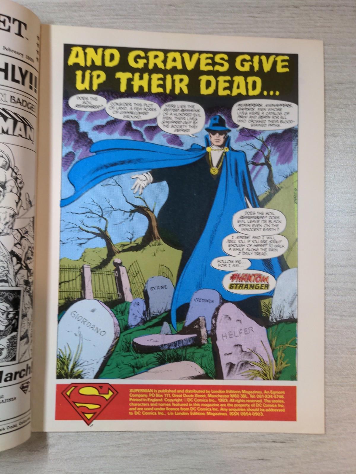 DC Comics Superman Issue No #19 1989 Vintage Comic
