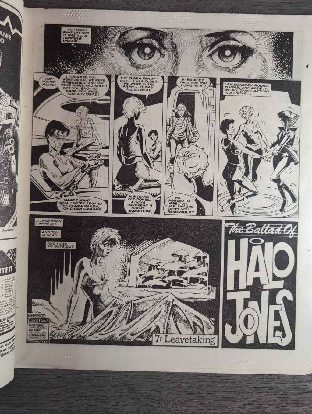 2000AD Prog 458 Featuring Judge Dread Comic 22nd Feb 1986 Vintage Retro Comic