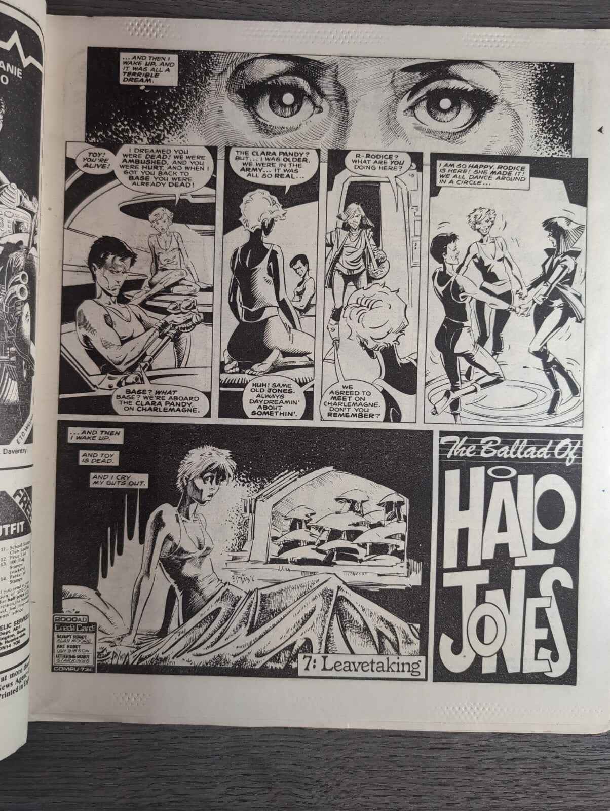 2000AD Prog 458 Featuring Judge Dread Comic 22nd Feb 1986 Vintage Retro Comic