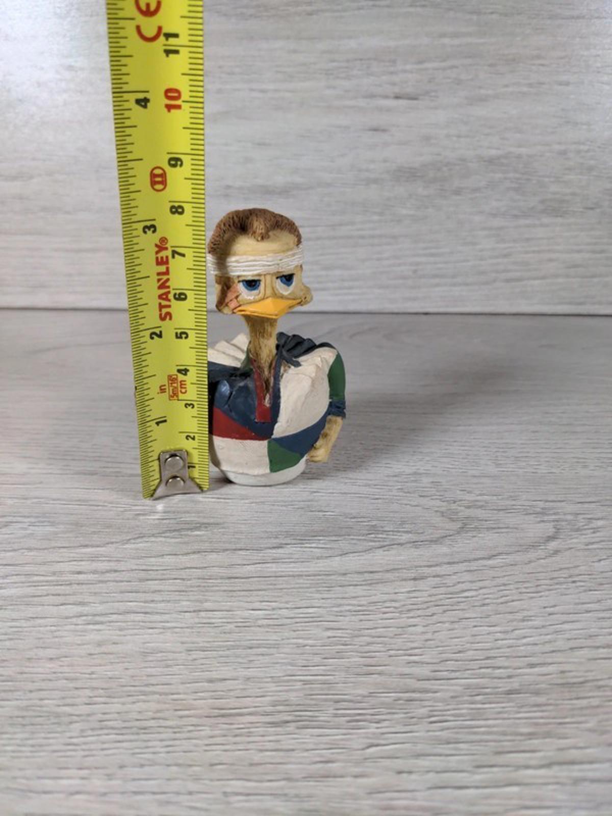 Eggbert Rugger Duck Collectable Figure By Malcom Bowmer