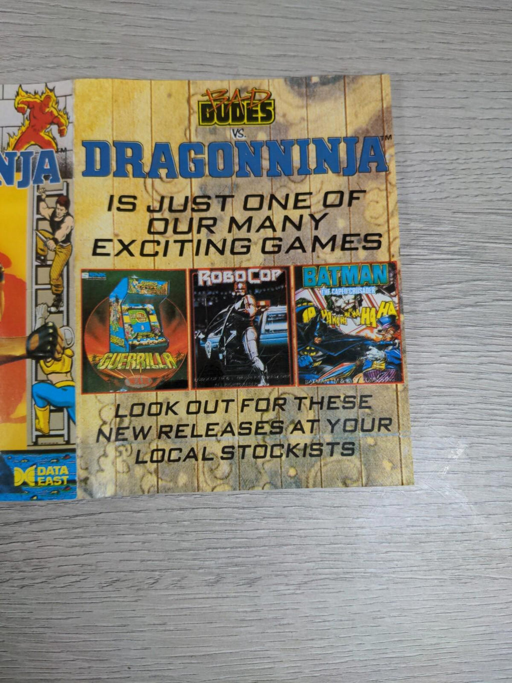 Bad Dudes Vs Dragon Ninja ZX Spectrum 48k 128k Game Cassette Tested & Working