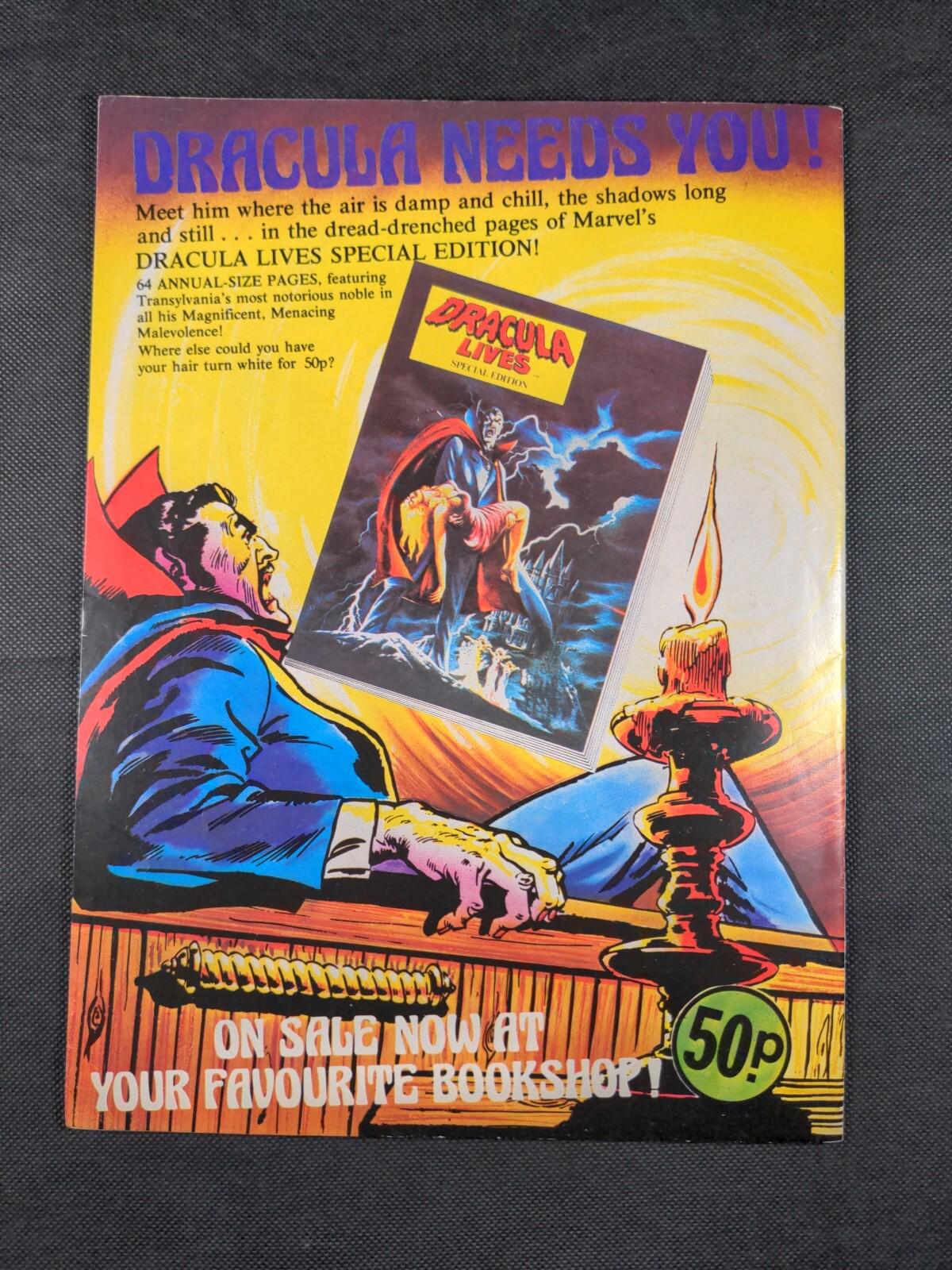 Mighty World of Marvel Issue No 141 June 1975 Marvel UK Vintage Comic