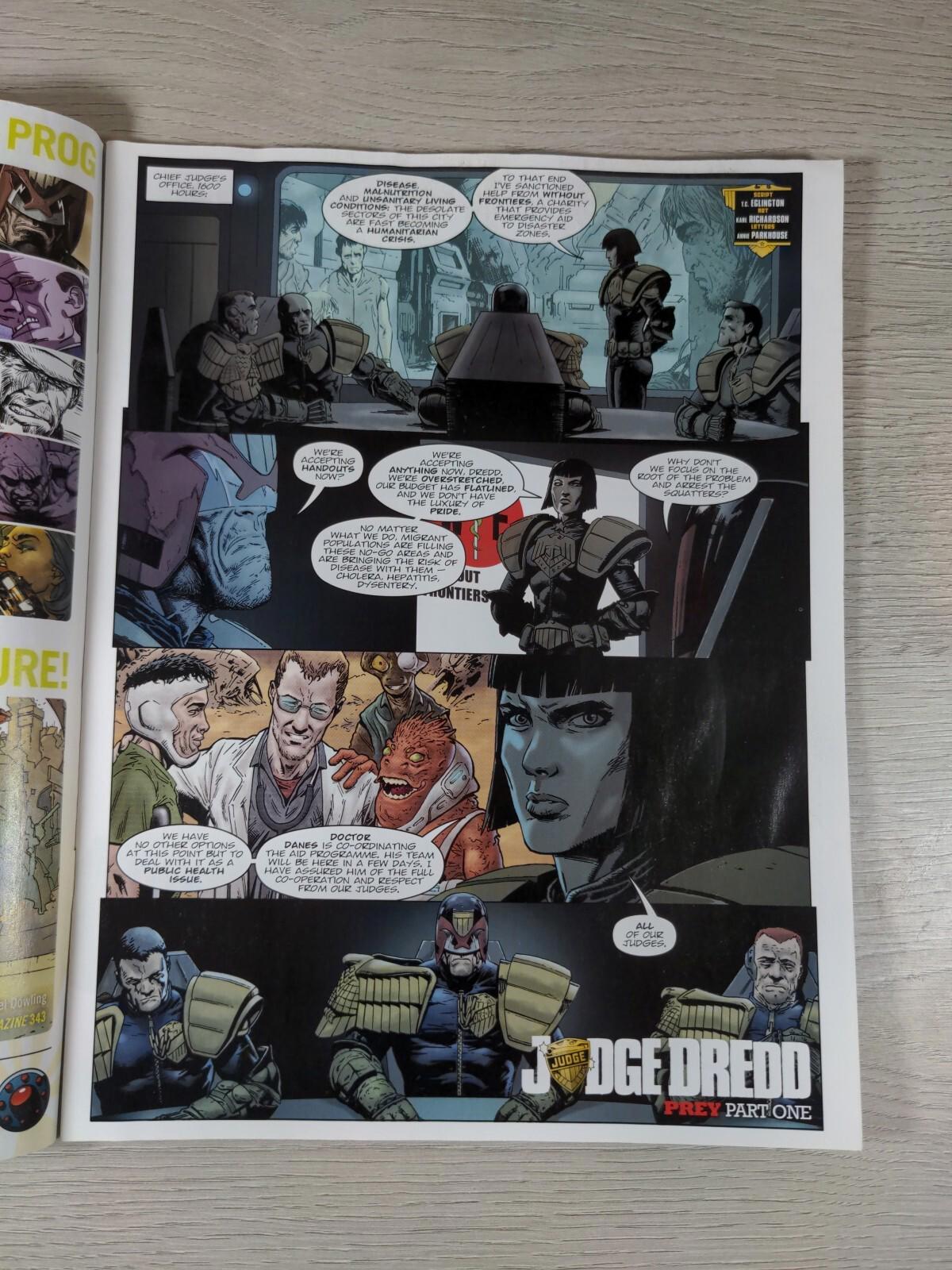 2000AD Comic Killing Grounds Prog 1855 Date 23 October 2013
