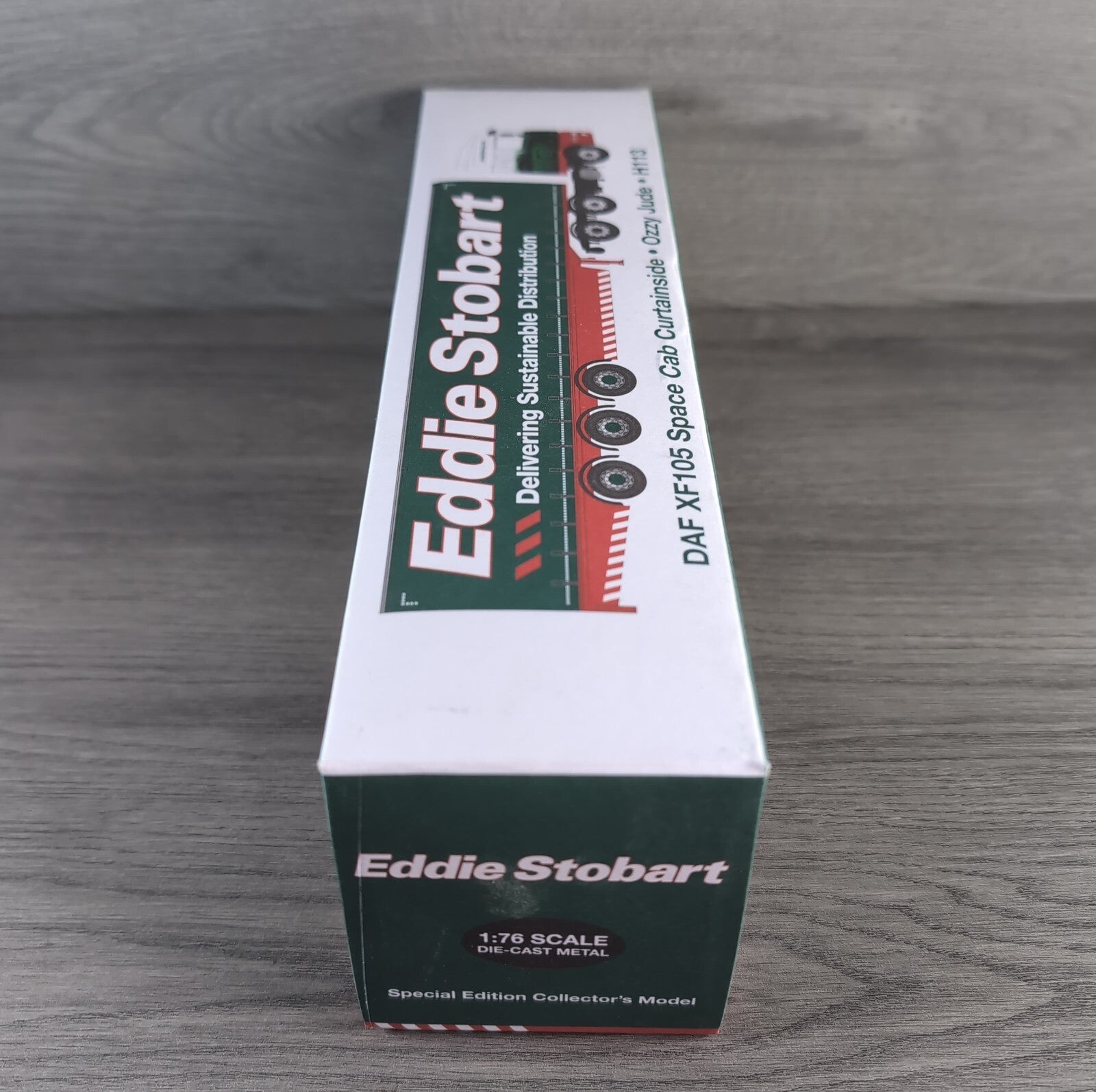 Atlas Editions Eddie Stobart DAF XF105 Space Cab Curtianside Ozzy Jude H113 1:76