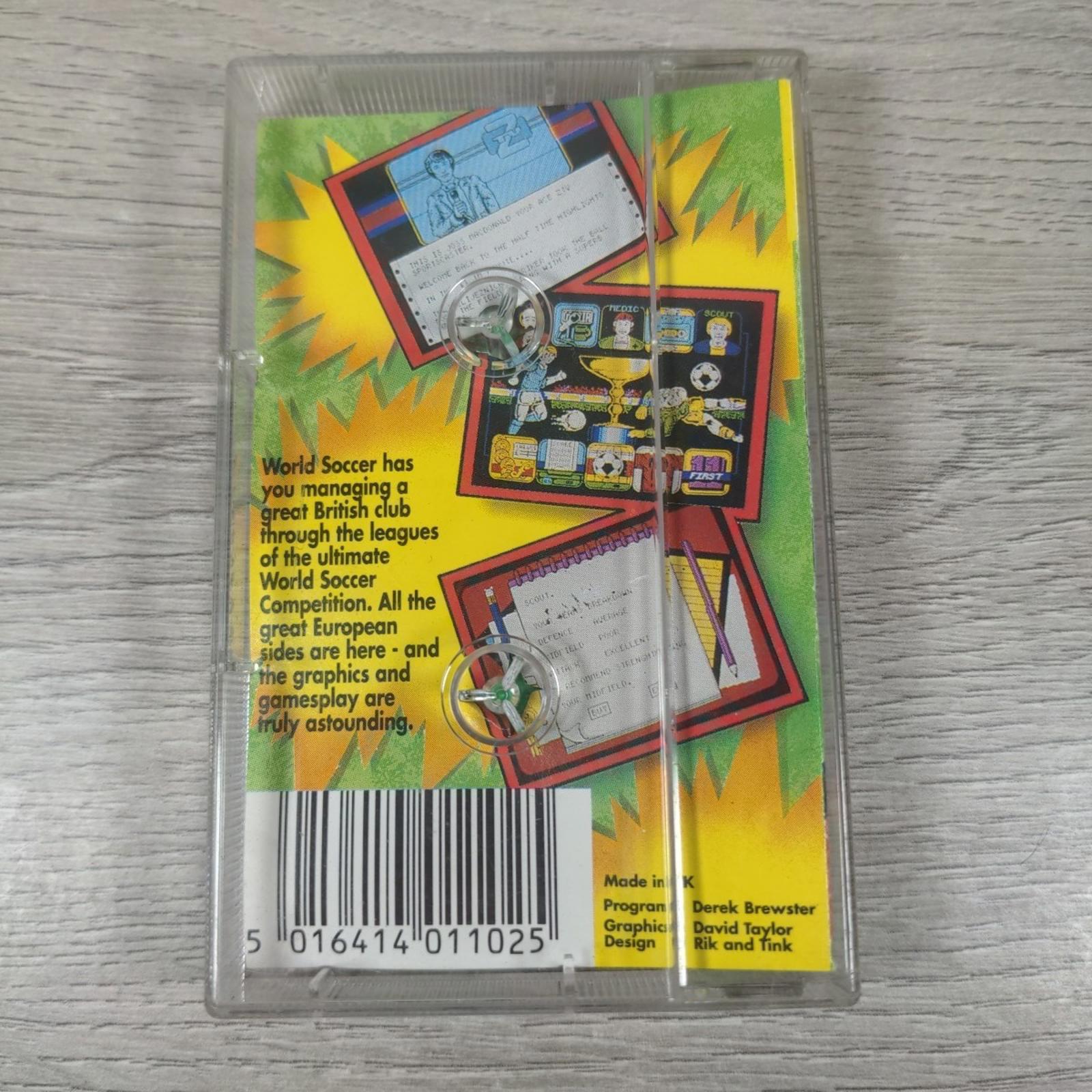 World Soccer ZX Spectrum 48/128K Game Cassette Zepplin Games Tested & Working