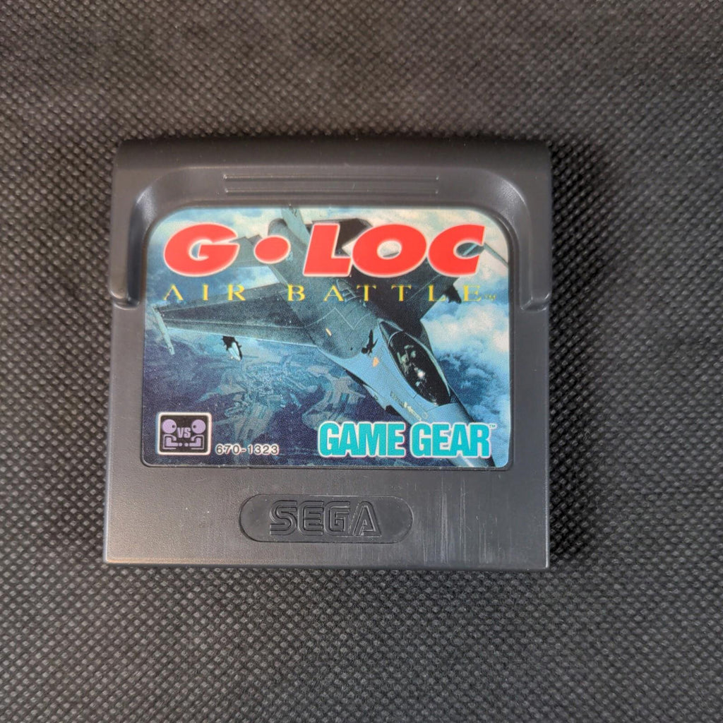 G-LOC Cartridge & Manual  Sega Game Gear Video Game Tested & Working